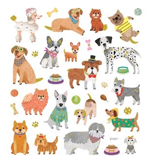 Sticker King DOG PLAY Foil Stickers 30pc