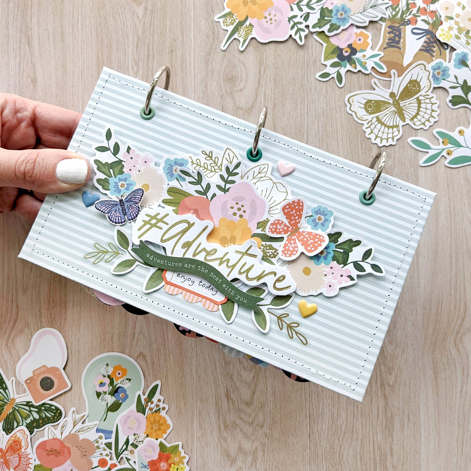 Jen Hadfield LIVE & LET GROW Puffy Stickers 36pc