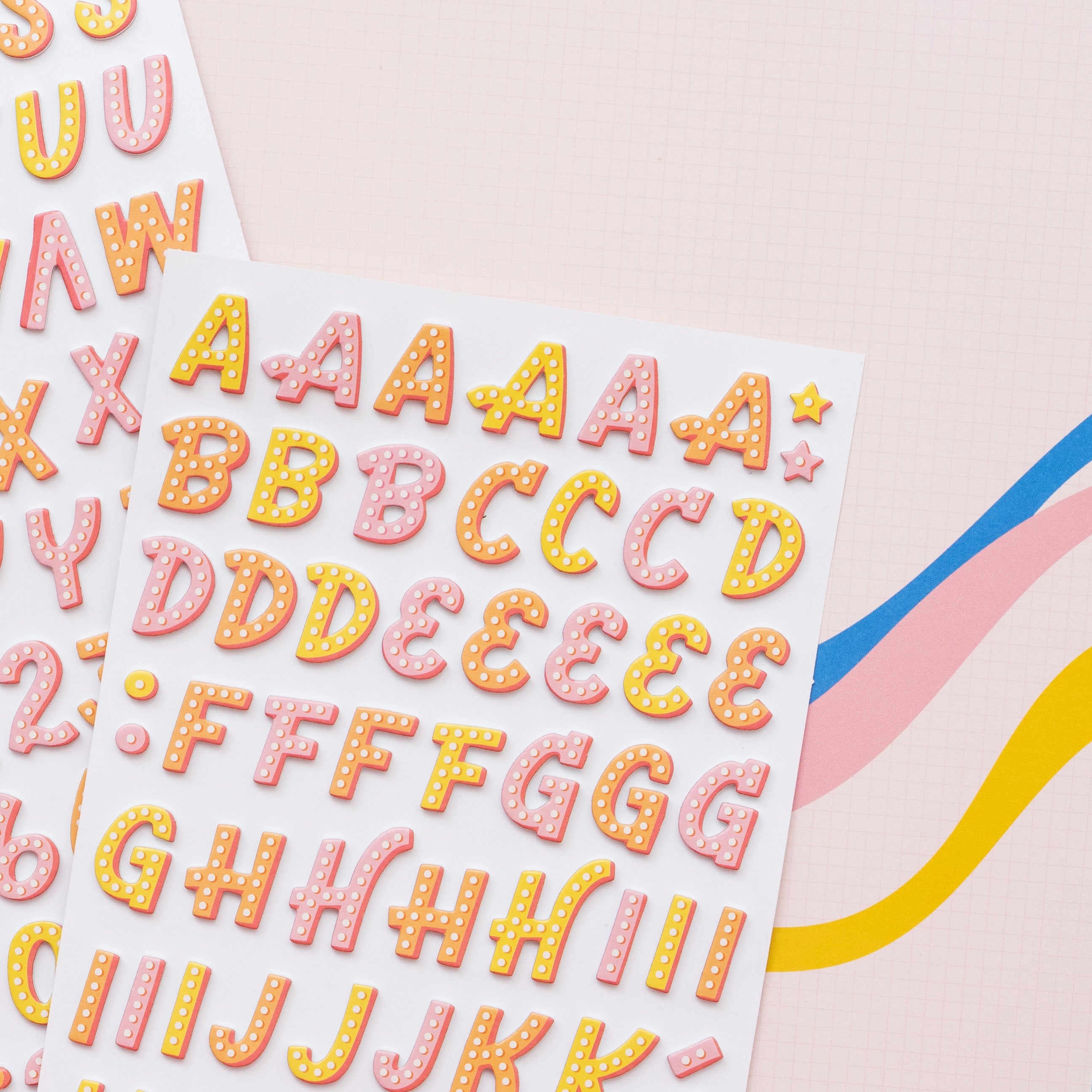 Thickers Fantastico ENJOY Foam Letter Stickers 180pc