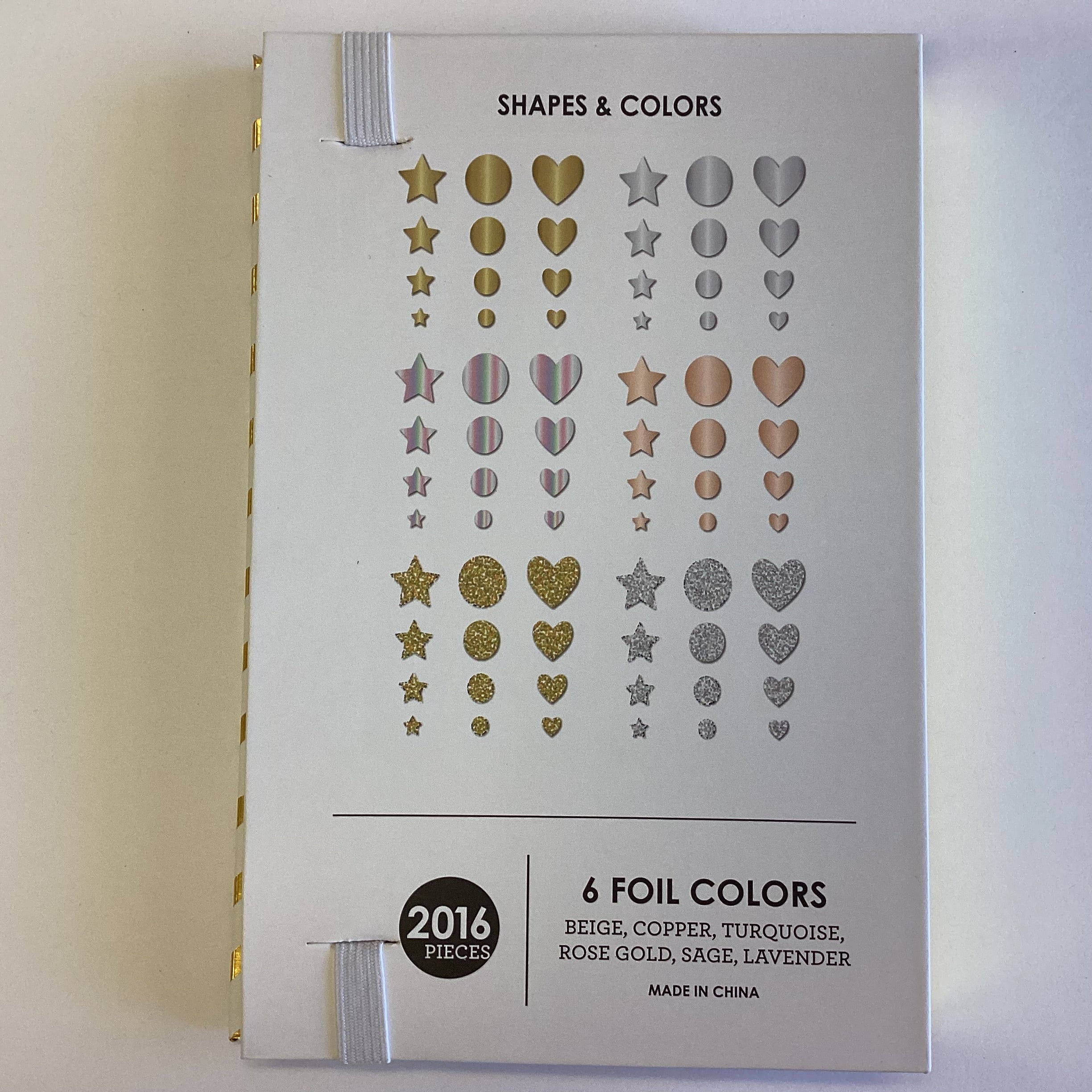 Diamond Press ENAMEL DOTS Traditional Foil Stickers 2016pc