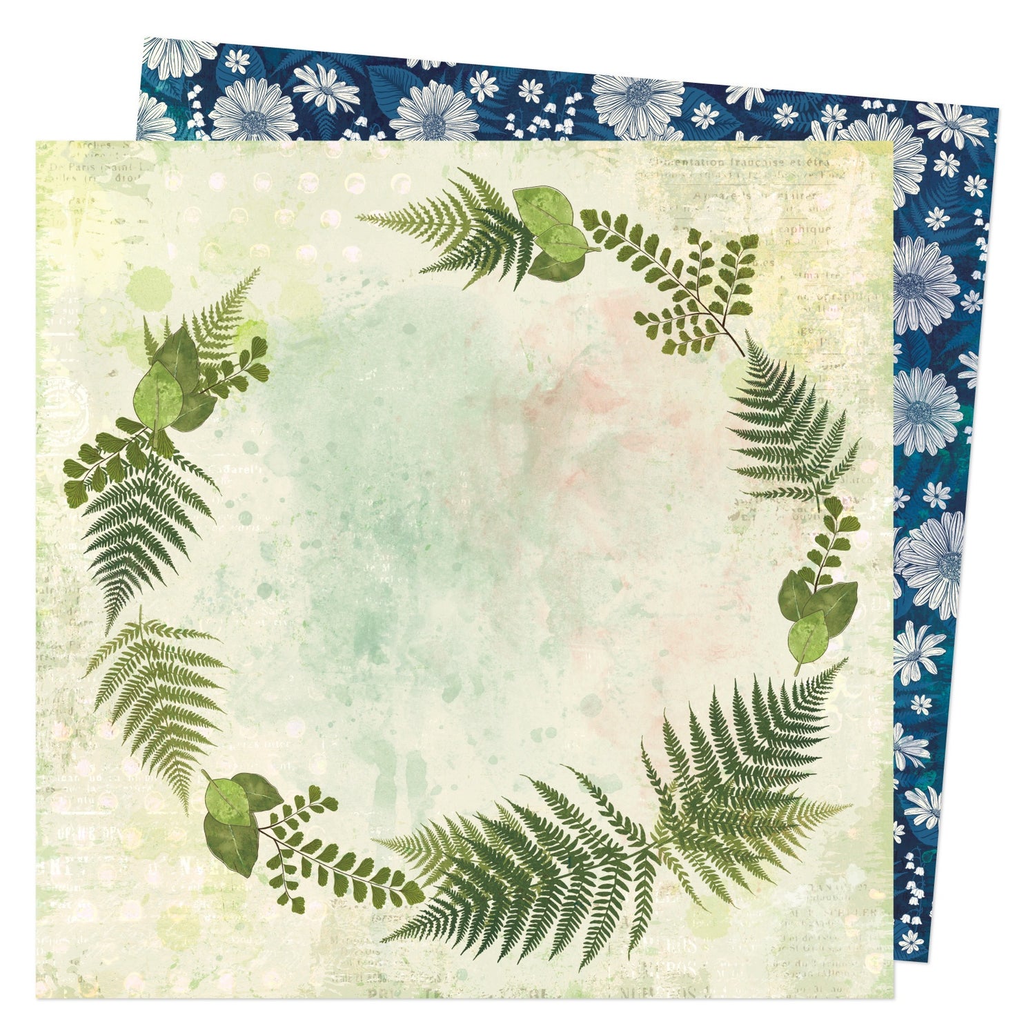 Vicki Boutin FERNWOOD GATHER 12"X12" Scrapbook Paper