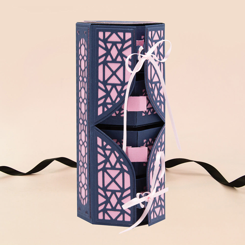 Tonic Studios HIDDEN LIAISON HEXAGON Box Die Set