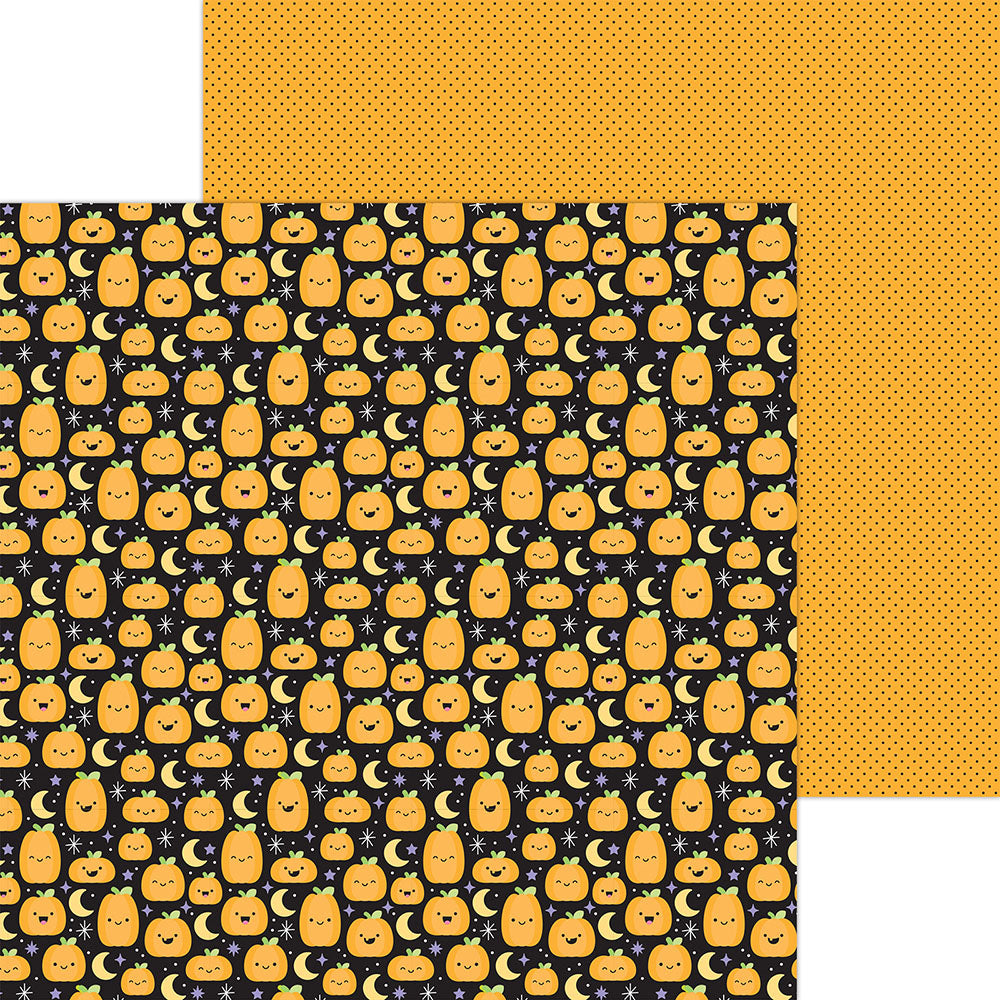 Doodlebug Sweet & Spooky HALLOWEEN NIGHT 12"X12 Scrapbook Paper