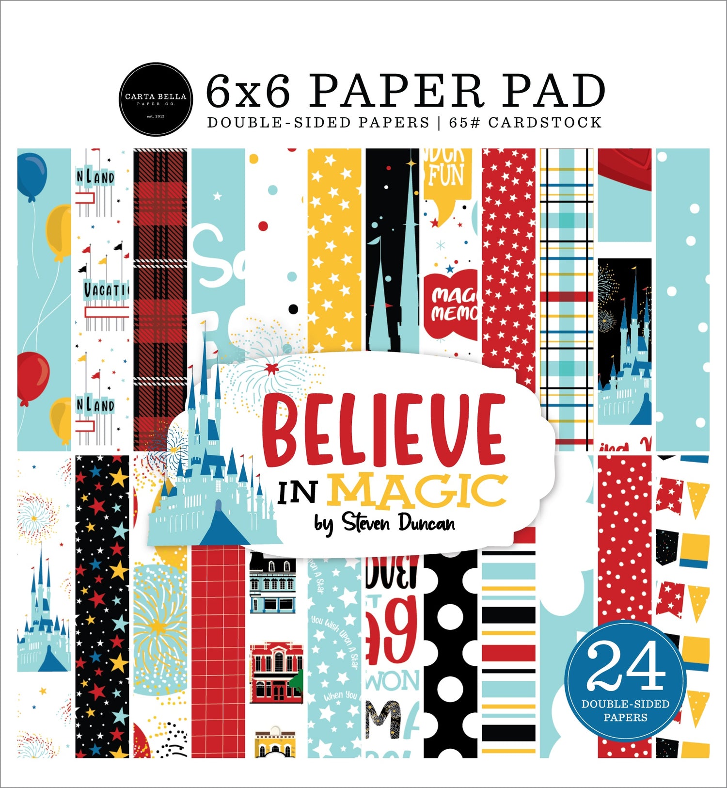 Carta Bella BELIEVE IN MAGIC 6"X6" Paper Pad