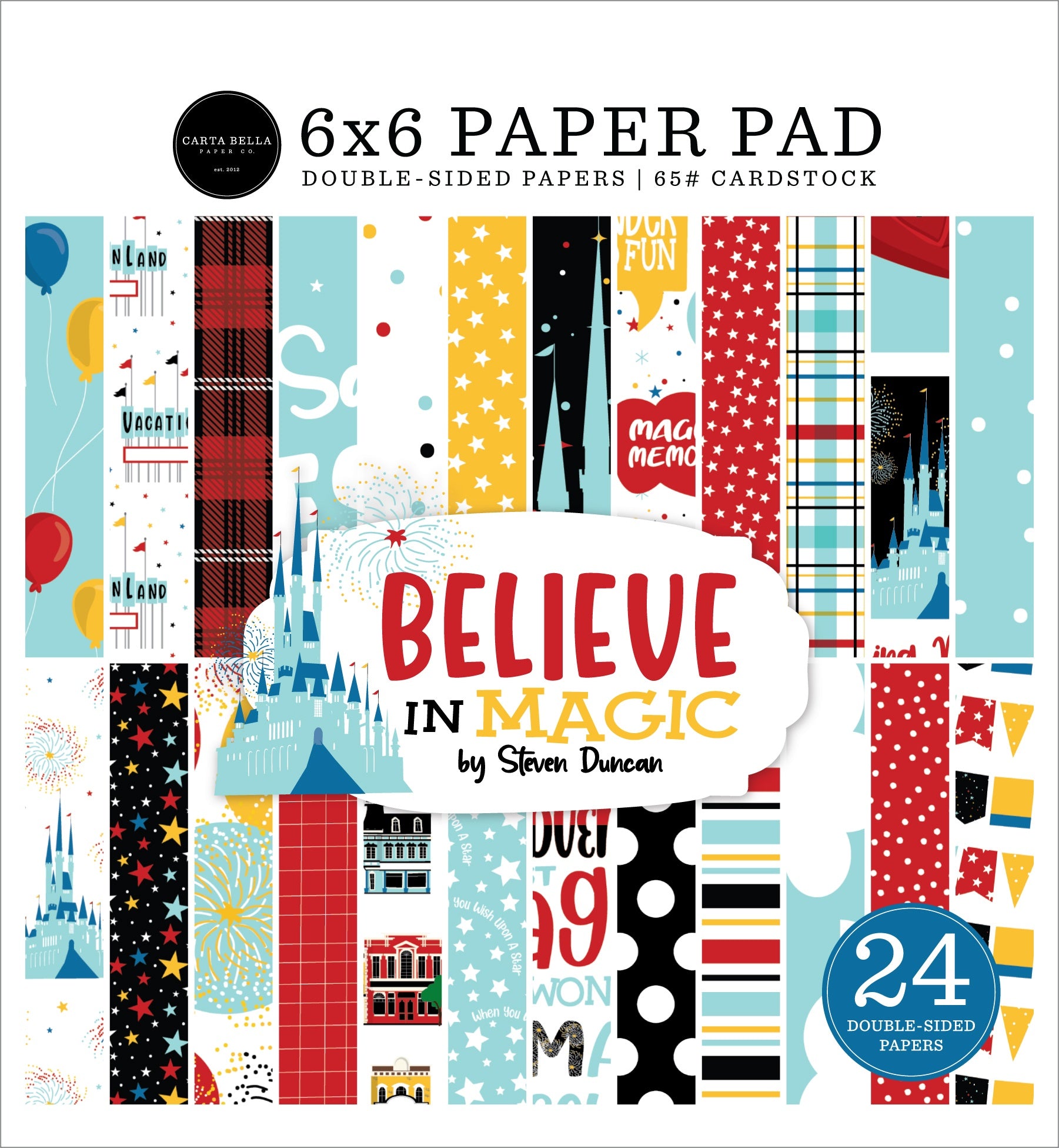 Carta Bella BELIEVE IN MAGIC 6"X6" Paper Pad