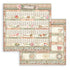 Stamperia Casa Granada CALENDAR SBB845 12X12 Scrapbook Paper