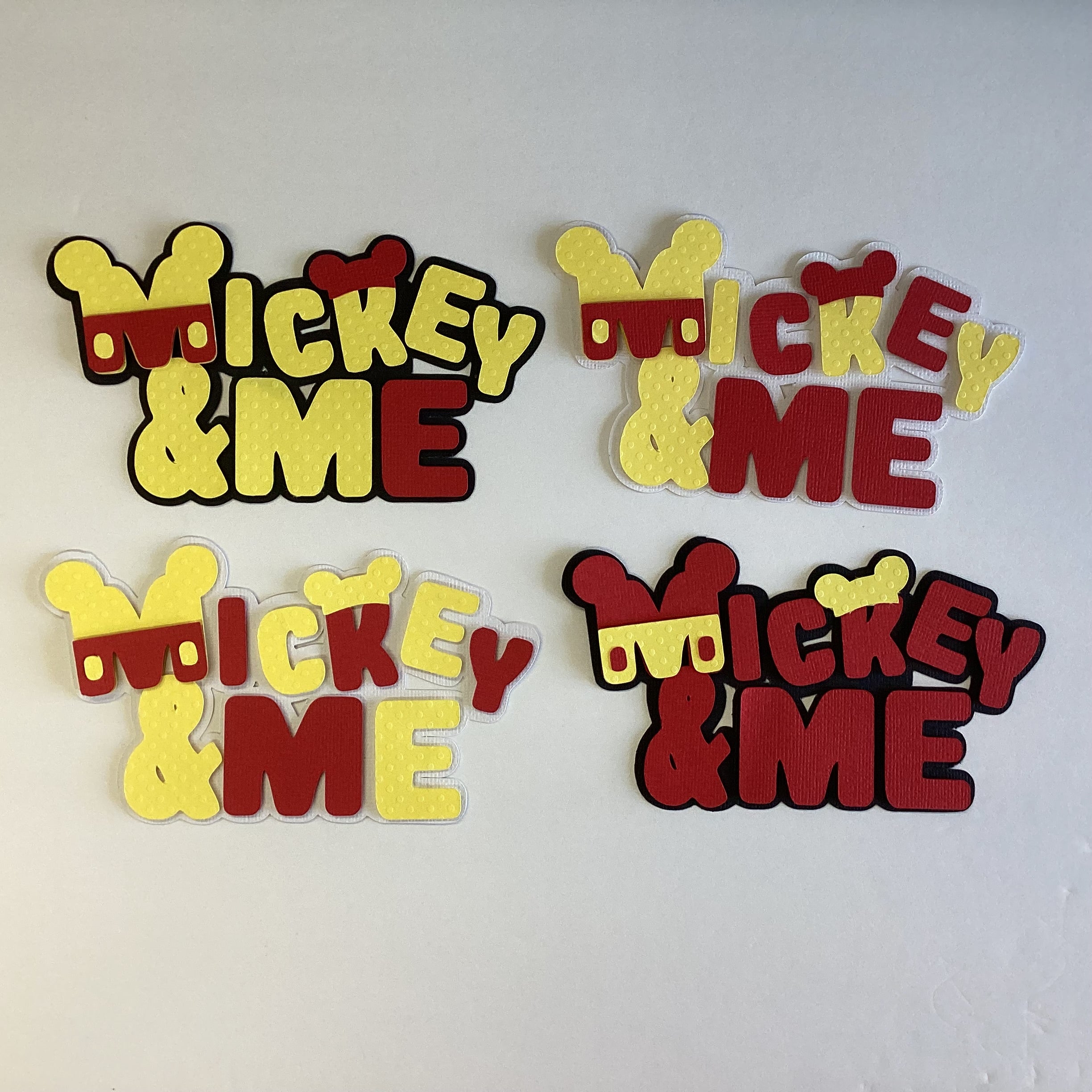 MICKEY ME 3D Scrapbook Die Cut Embellishment