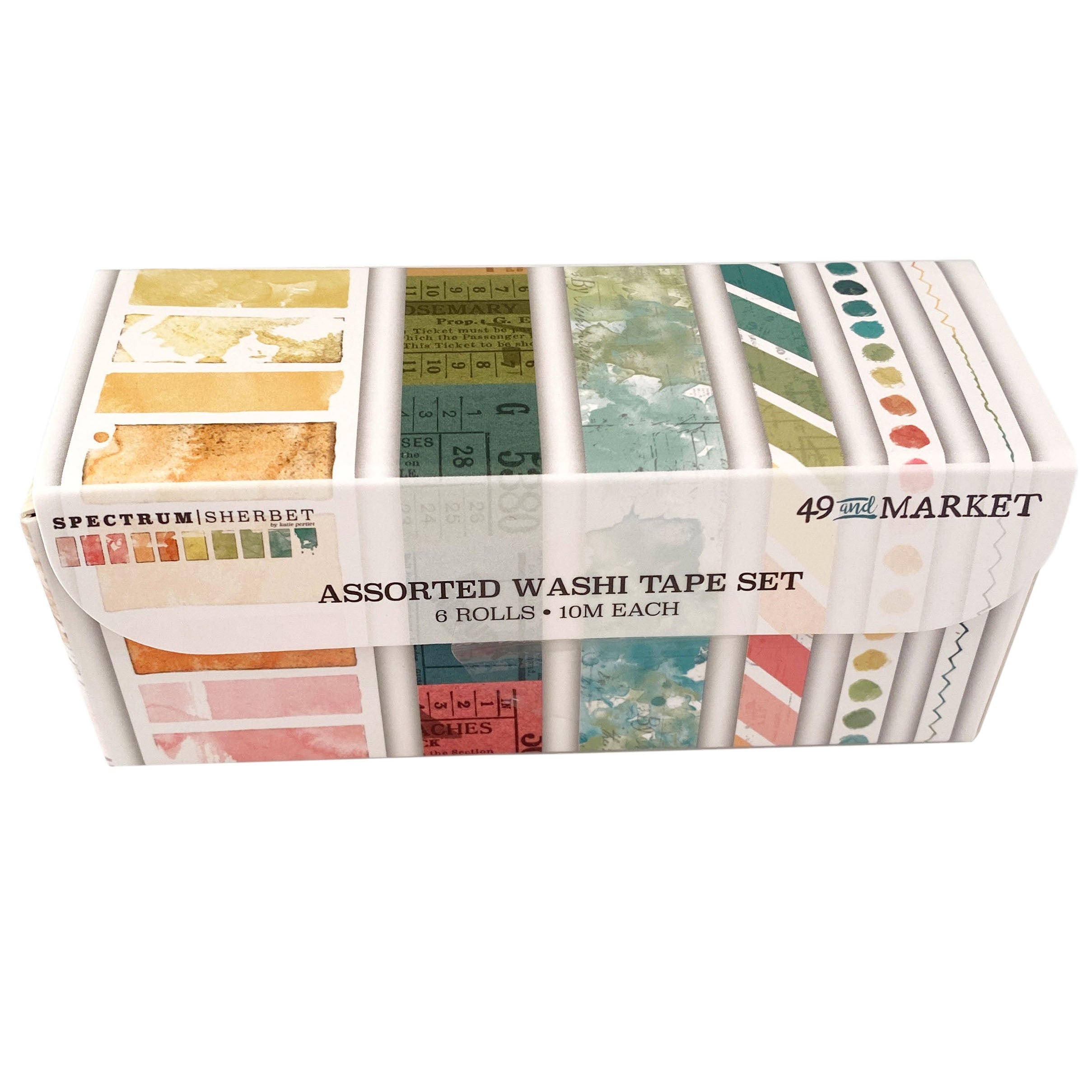 49 and Market SPECTRUM SHERBET WASHI TAPE Assortment Set