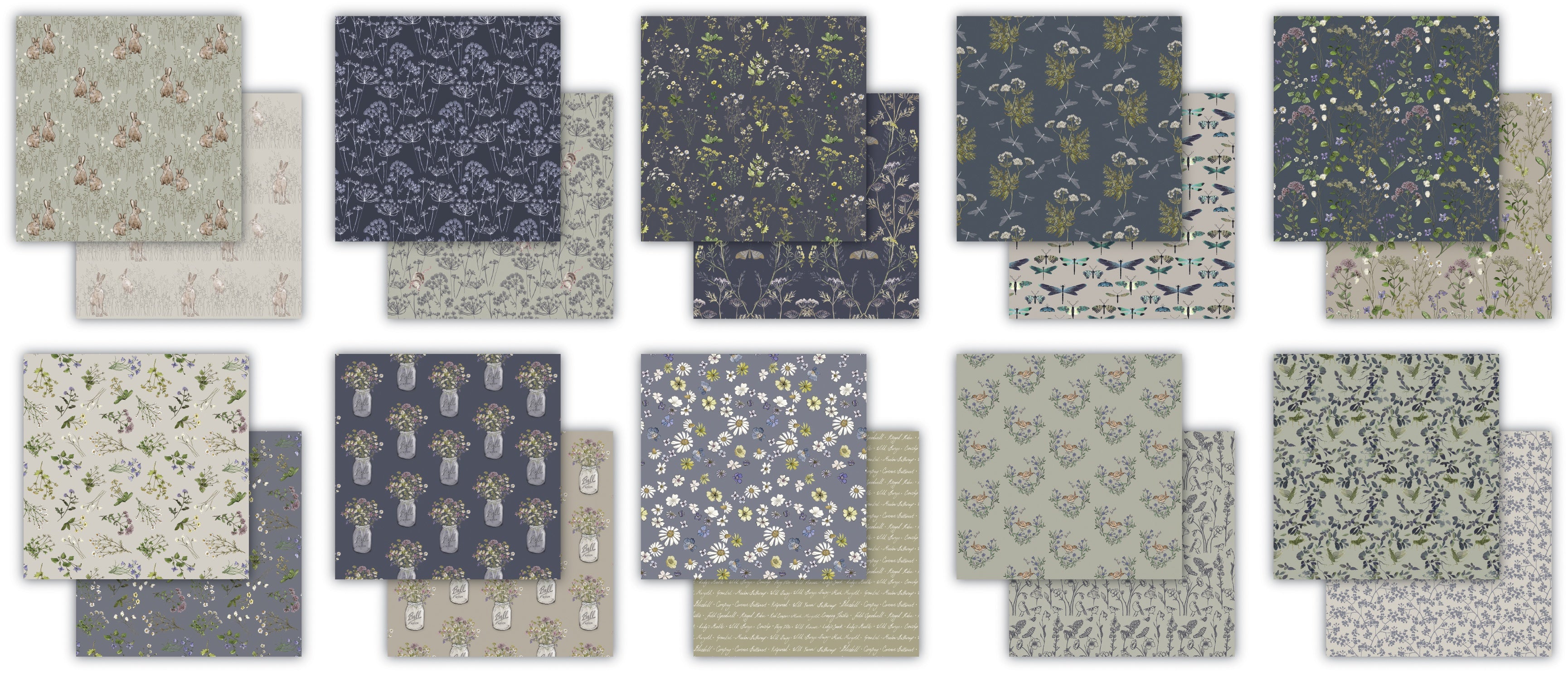 Craft Consortium WILDFLOWER MEADOW 6”X6” Special Edition Paper Pad