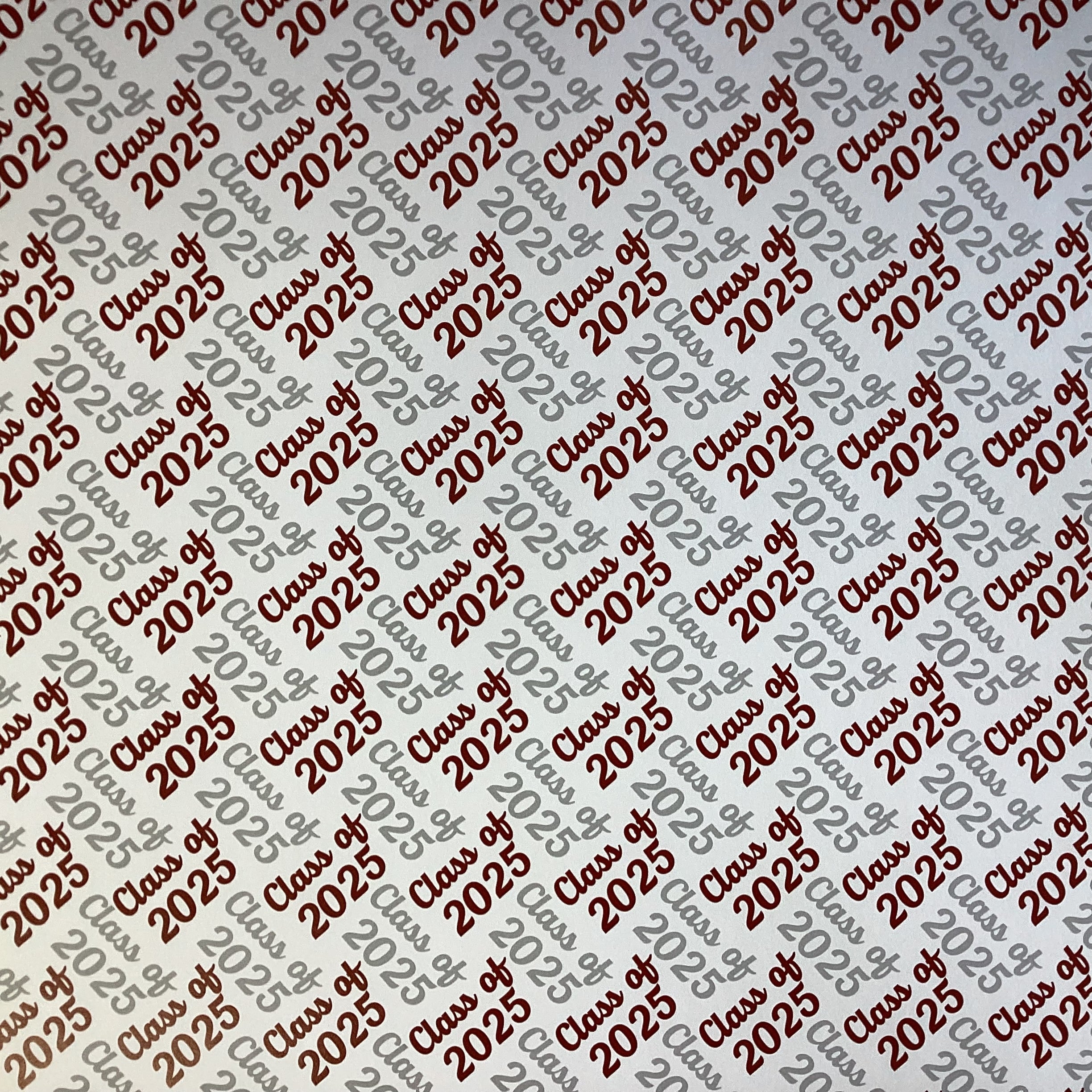 CLASS OF 2025 DIAGONAL 12"X12" Scrapbook Customs Paper