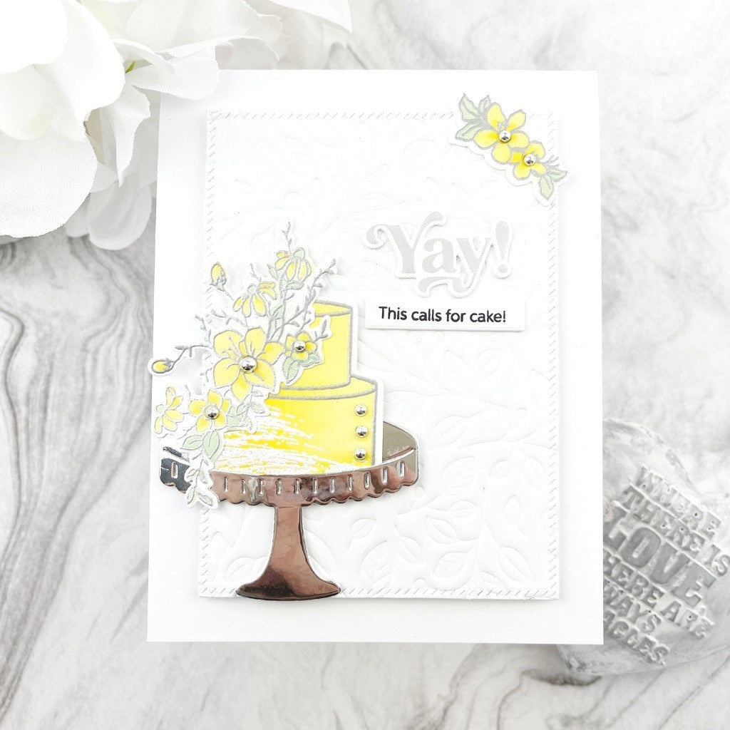 Pinkfresh Studio CELEBRATE IN STYLE Clear Stamp & Die Set 14pc