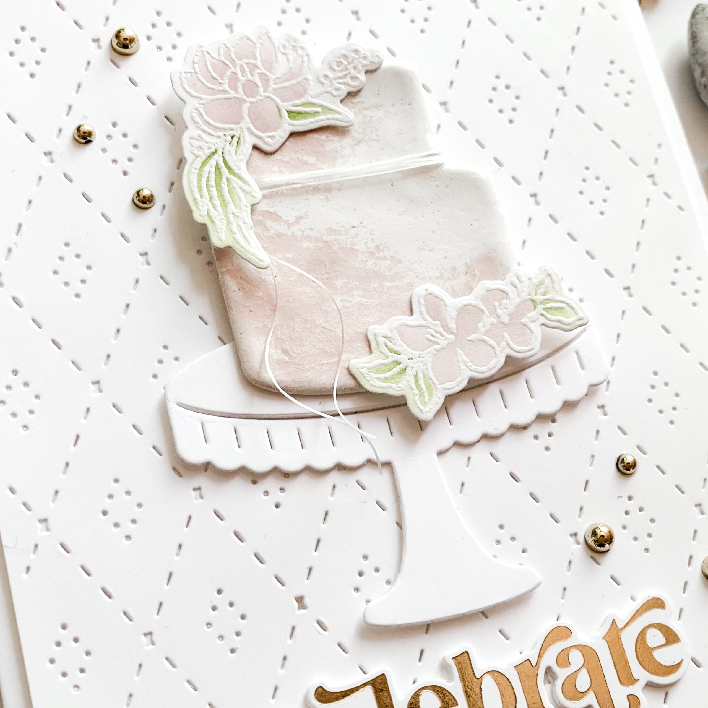 Pinkfresh Studio CELEBRATE IN STYLE Clear Stamp & Die Set 14pc