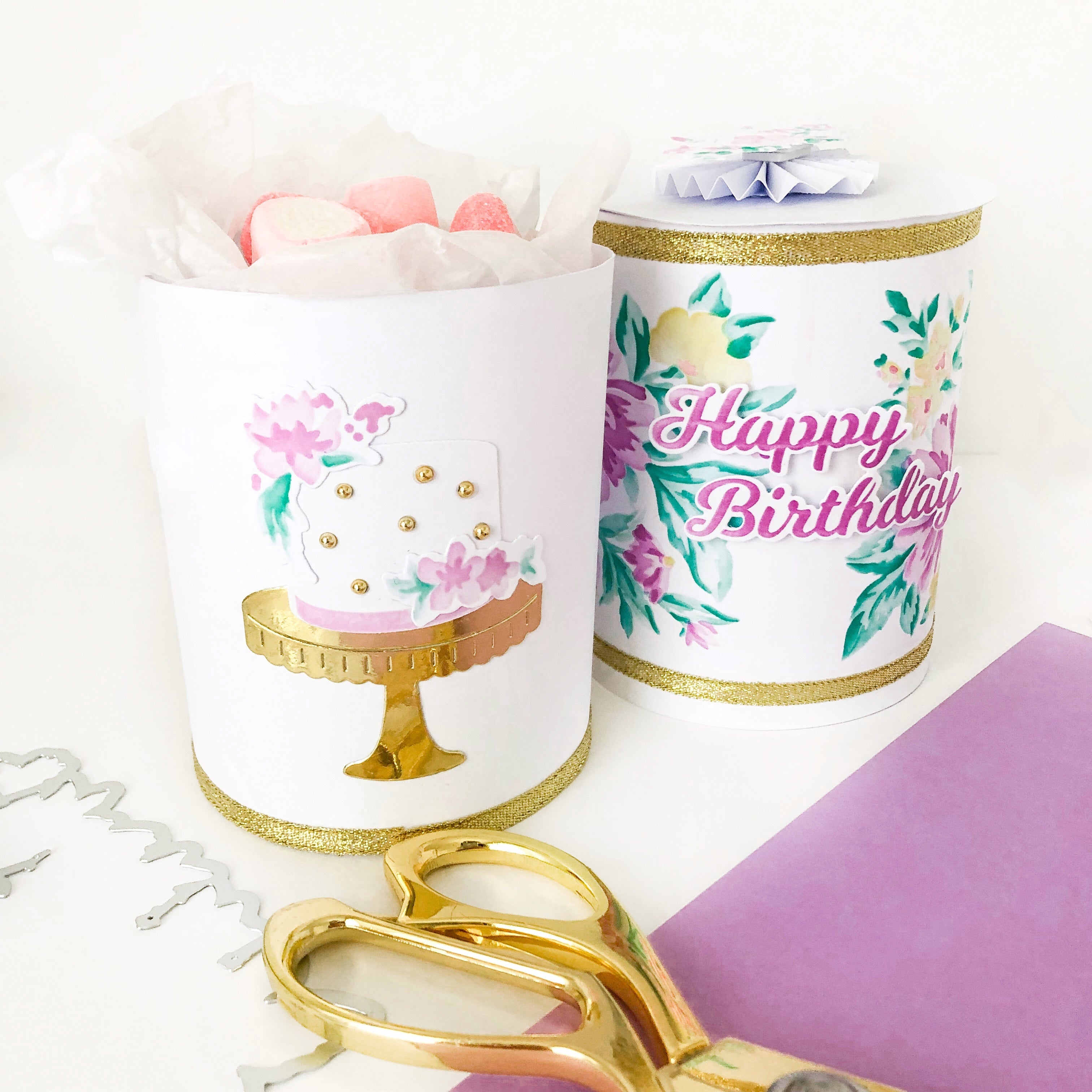 Pinkfresh Studio CELEBRATE IN STYLE Clear Stamp & Die Set 14pc