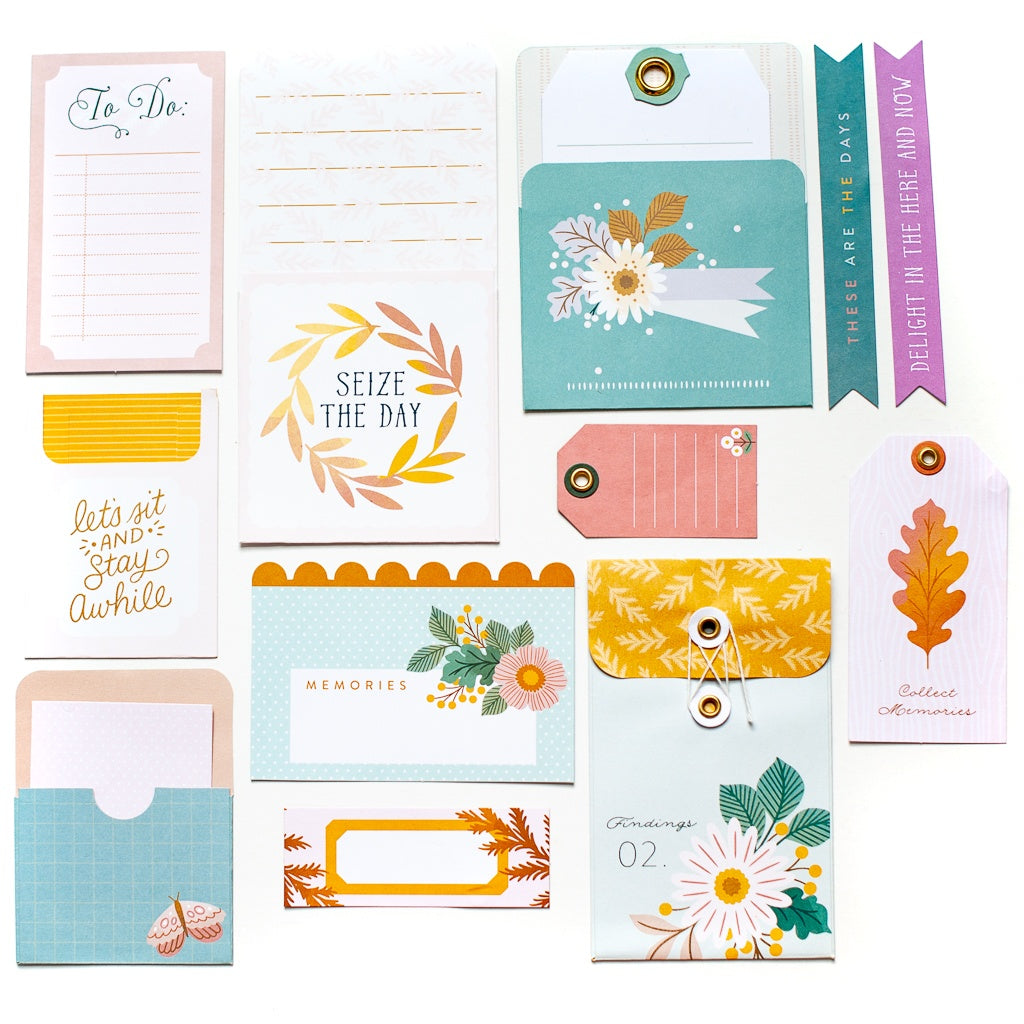Pinkfresh Studio GOOD TIMES Journaling Bits 12pc