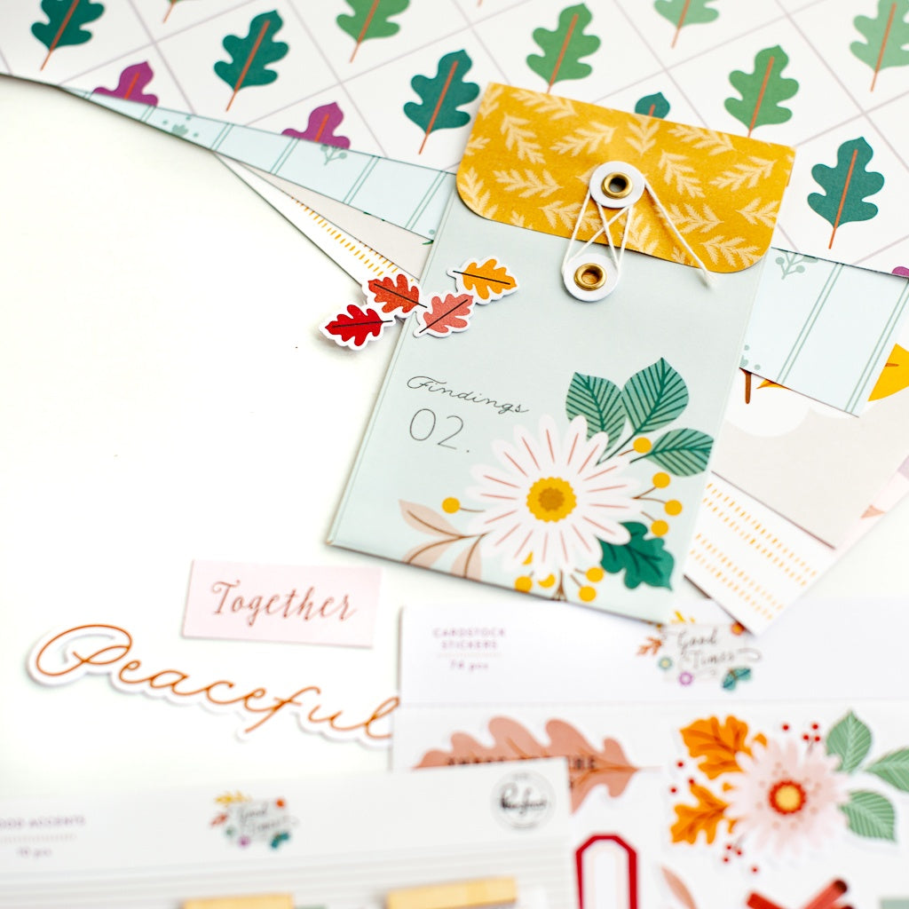 Pinkfresh Studio GOOD TIMES Journaling Bits 12pc