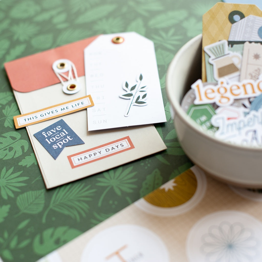 Pinkfresh Studio SIMPLY THE BEST Journaling Bits 12pc