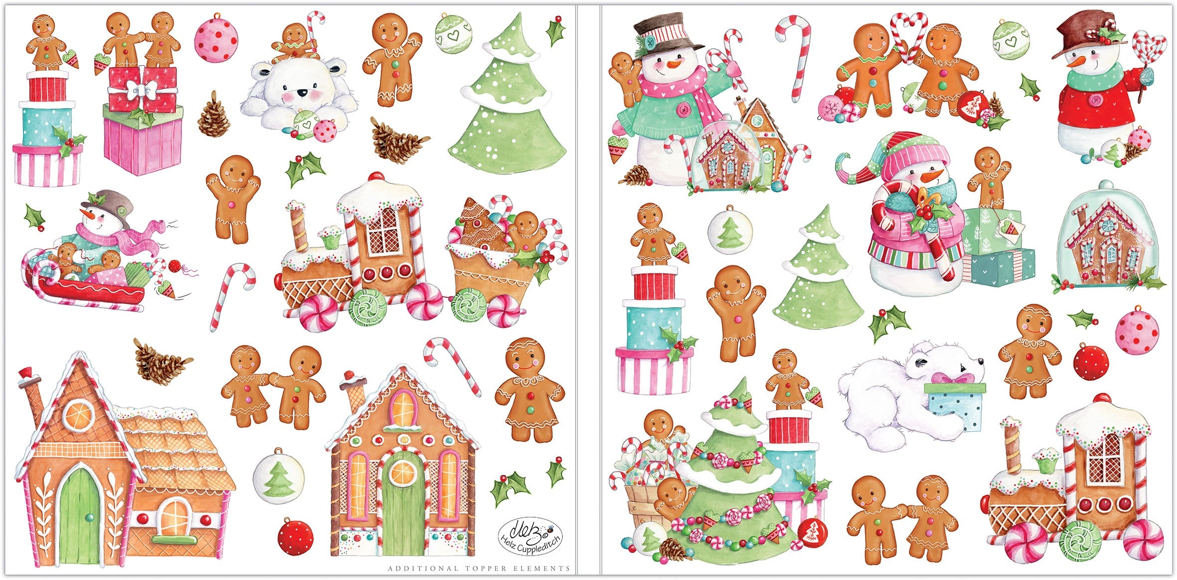 Craft Consortium CANDY CHRISTMAS 12X12 Premium Paper Pad