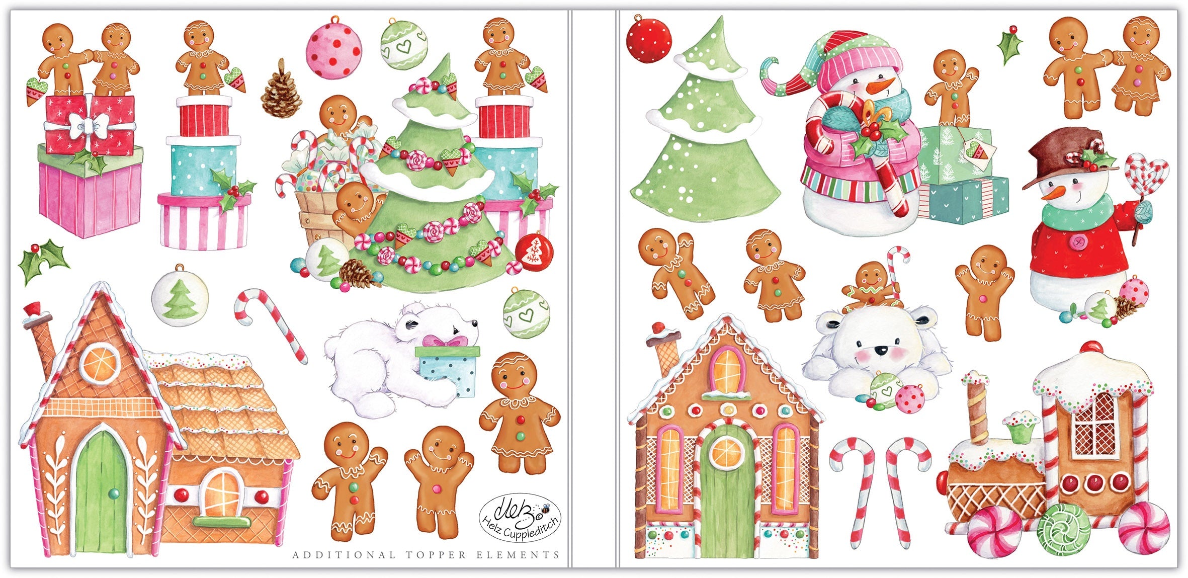 Craft Consortium CANDY CHRISTMAS 6”X6” Premium Paper Pad 40pc