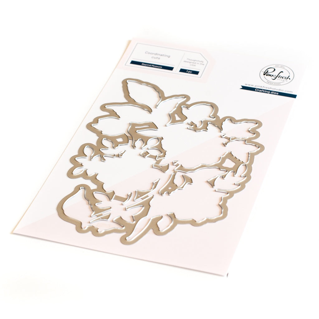 Pinkfresh Studio BEYOND MEASURE Clear Stamp & Die Set 6pc