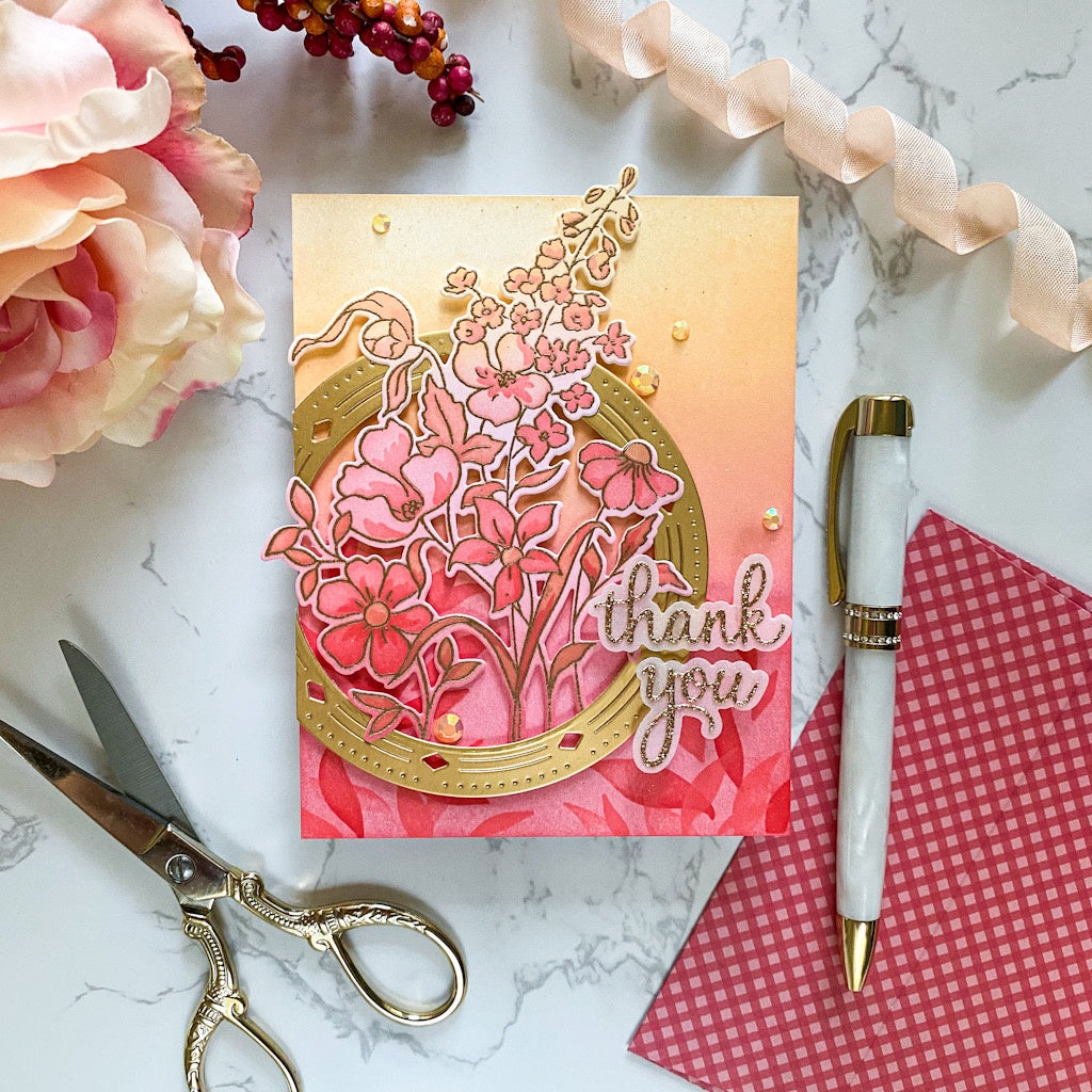 Pinkfresh Studio HAPPY DANCE Clear Stamp & Die Set 9pc