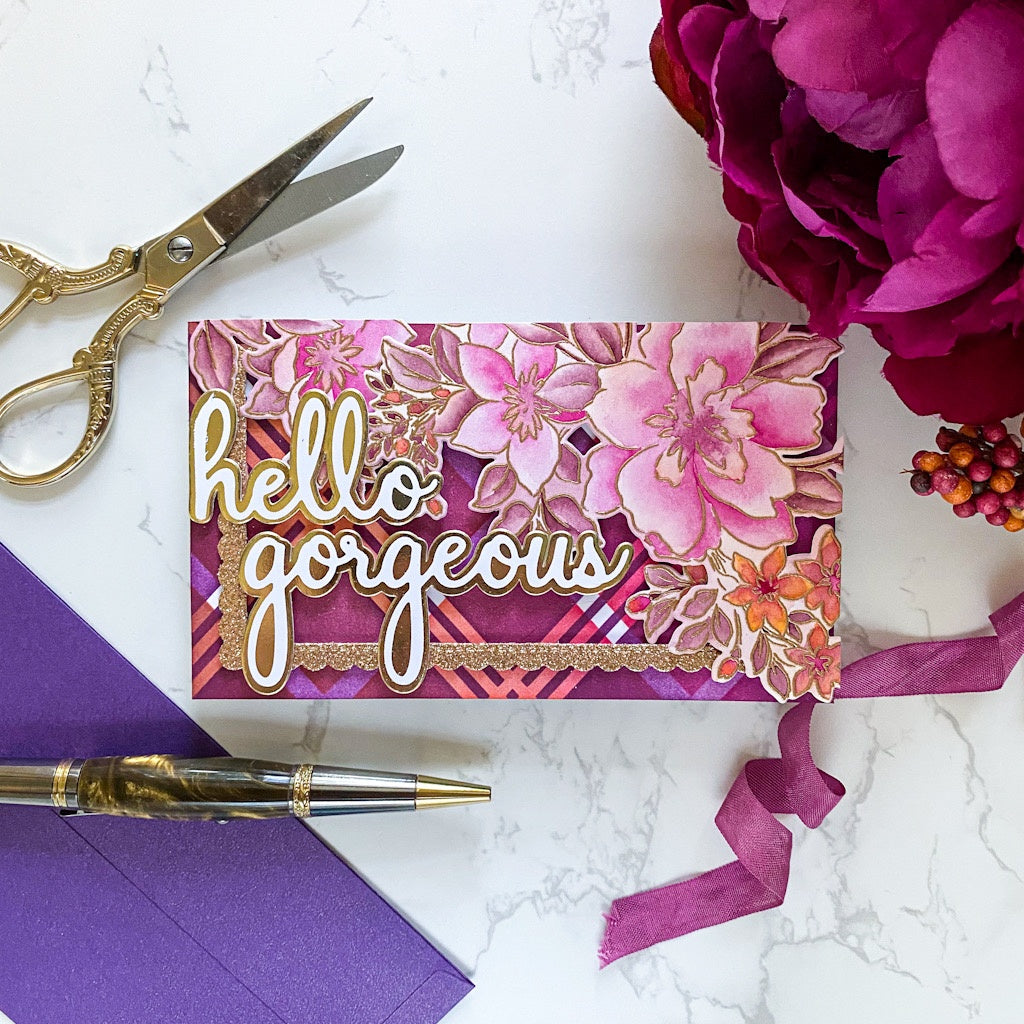 Pinkfresh Studio GROW WILD Clear Stamp & Die Set 5pc