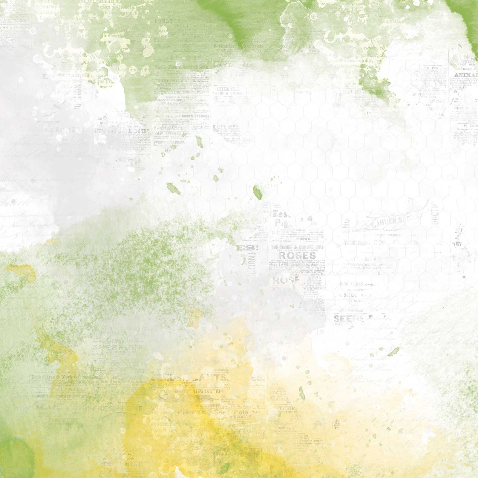 49 and Market Vintage Artistry Countryside SUNSET BLOOM 12"X12" Scrapbook Paper