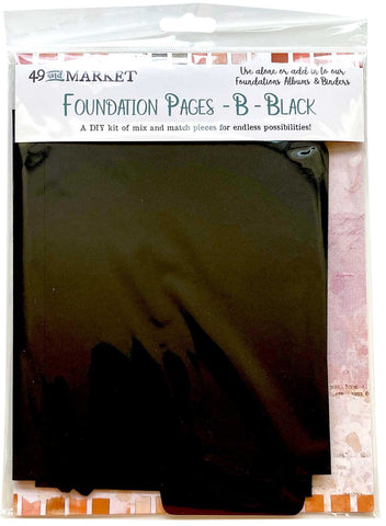 49 and Market Foundation PAGES B BLACK 18pc