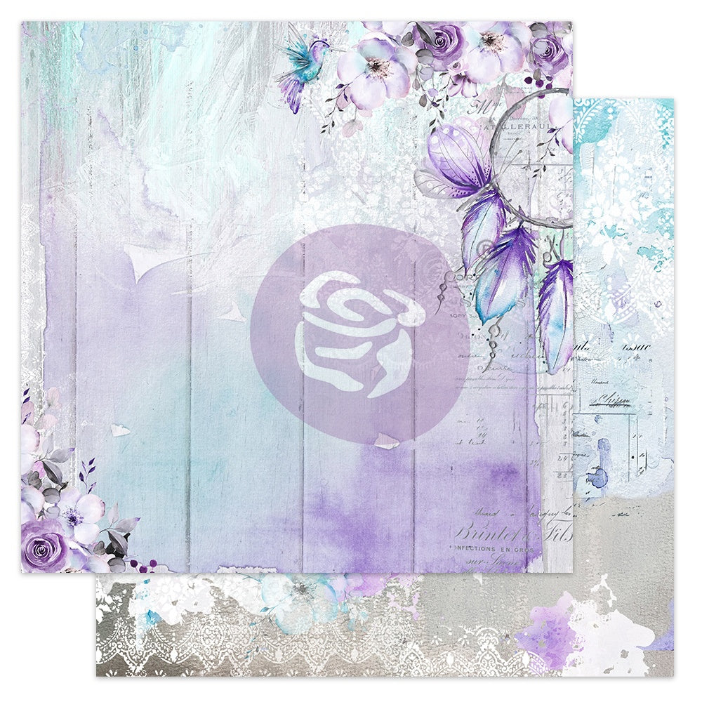Prima Aquarelle Dreams DREAMERS IN LOVE 12"X12" Scrapbook Paper