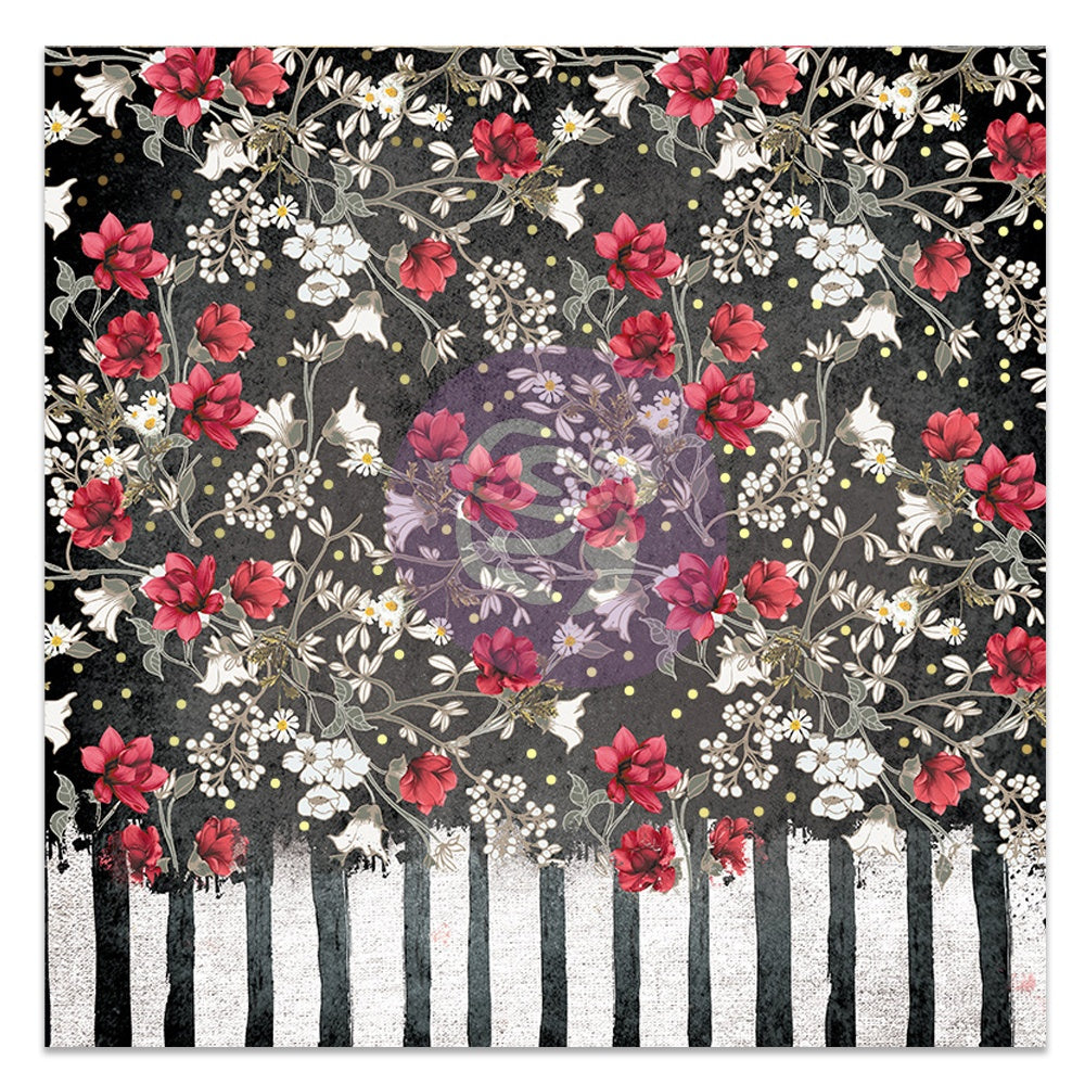 Prima MAGNOLIA ROUGE 12"X12" Scrapbook Paper Collection
