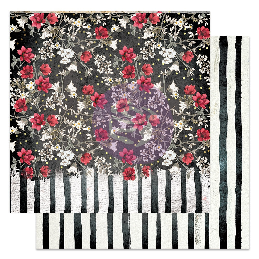 Prima MAGNOLIA ROUGE 12"X12" Scrapbook Paper Collection