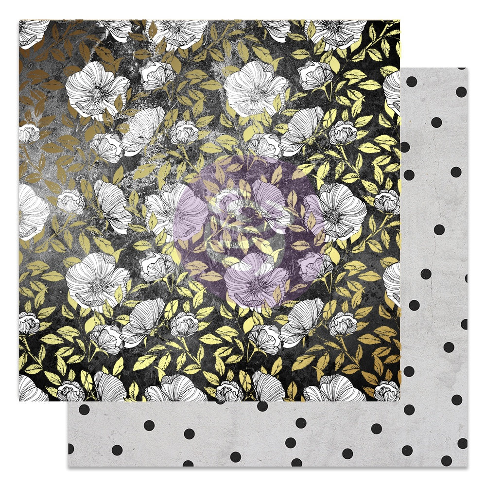 Prima MAGNOLIA ROUGE 12"X12" Scrapbook Paper Collection