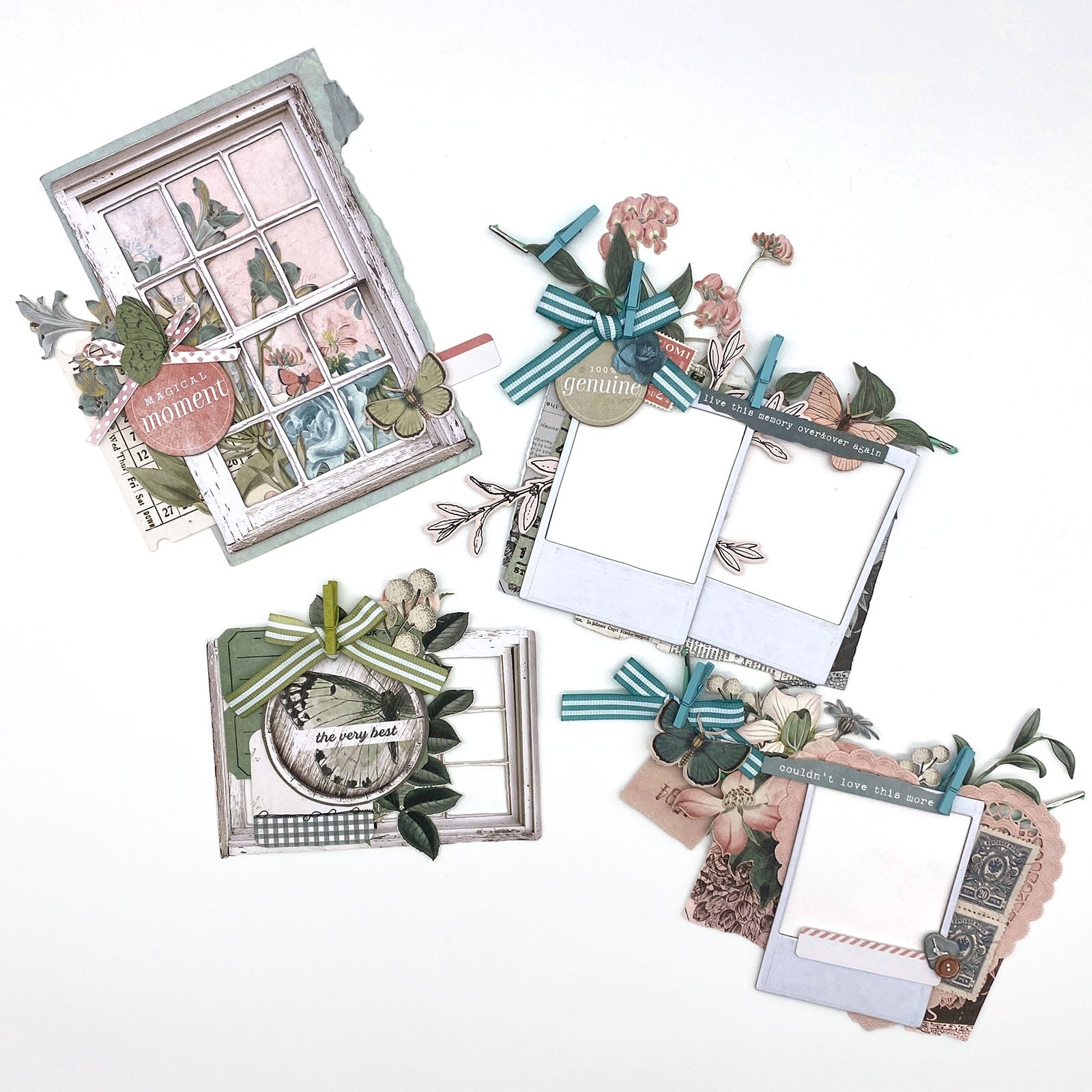 49 and Market Vintage Artistry TRANQUILITY Cluster Kit