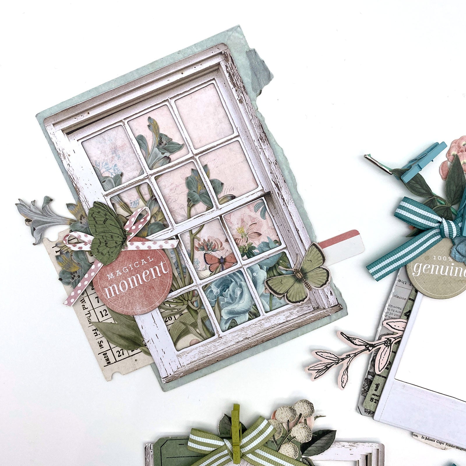 49 and Market Vintage Artistry TRANQUILITY Cluster Kit