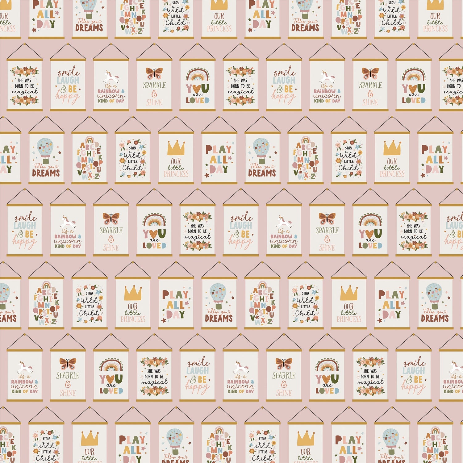 Echo Park DREAM BIG LITTLE GIRL 12”X12" Scrapbook Paper