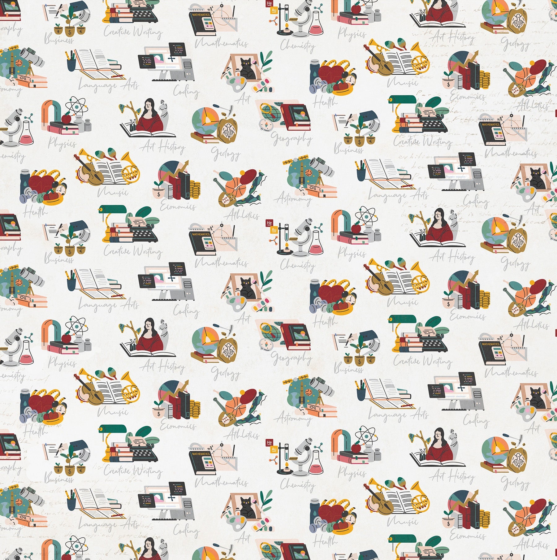 Photoplay CAMPUS LIFE 12X12 Scrapbook Paper