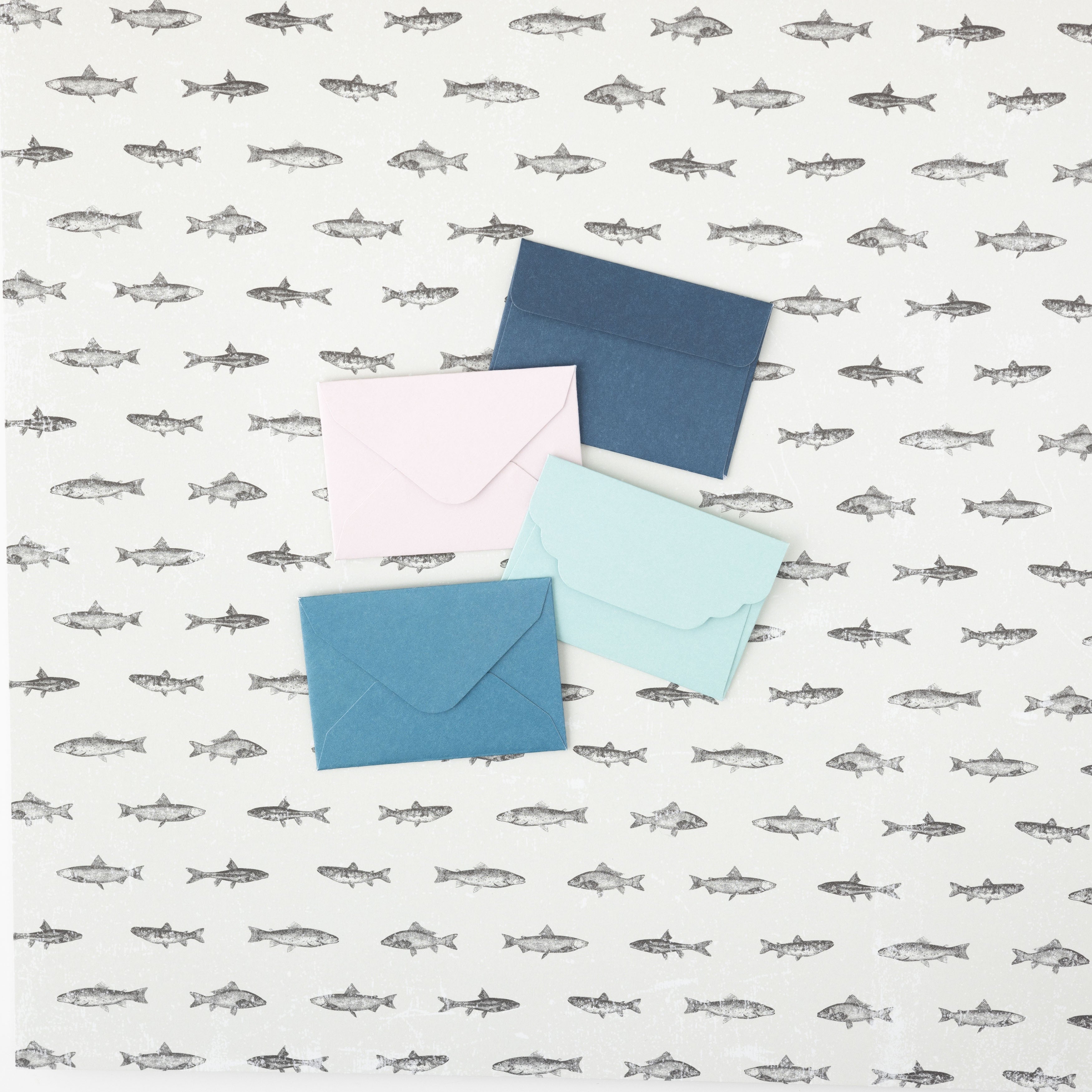 Heidi Swapp SET SAIL Mini Envelopes & Pockets 27pc