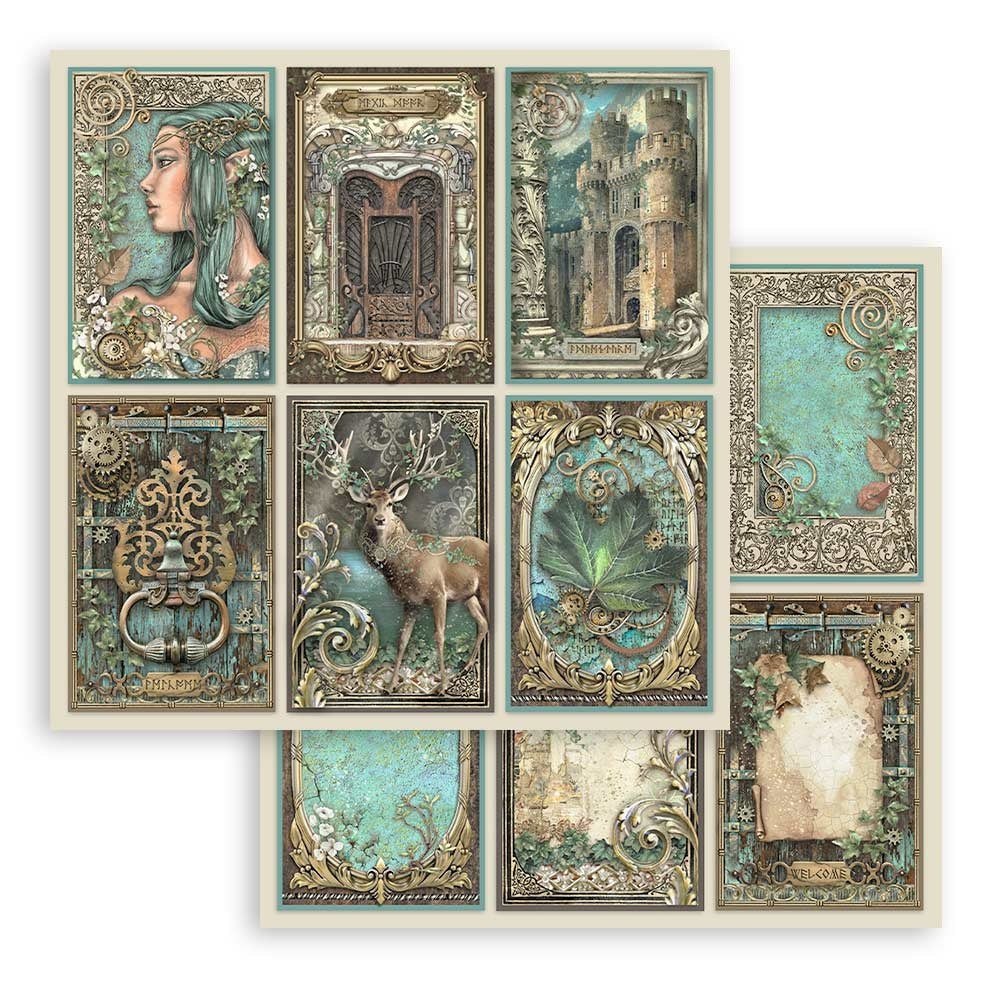 Stamperia MAGIC FOREST 12"X12" Scrapbook Paper Pack