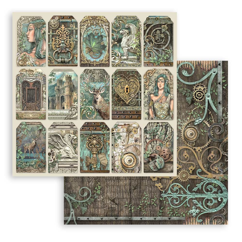 Stamperia MAGIC FOREST 12"X12" Scrapbook Paper Pack