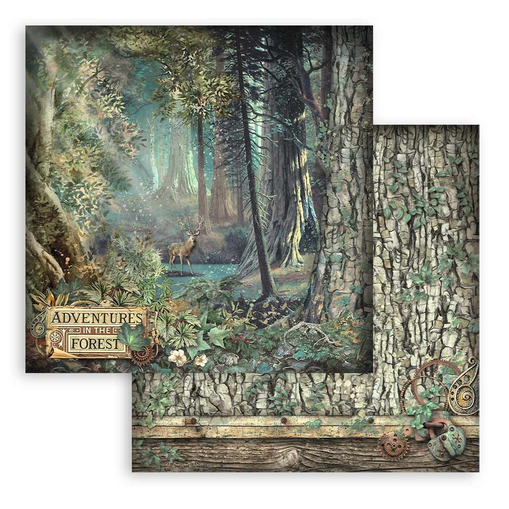 Stamperia MAGIC FOREST 12"X12" Scrapbook Paper Pack