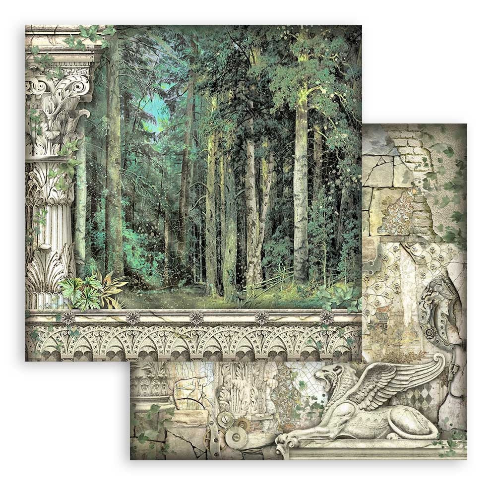 Stamperia MAGIC FOREST 12"X12" Scrapbook Paper Pack