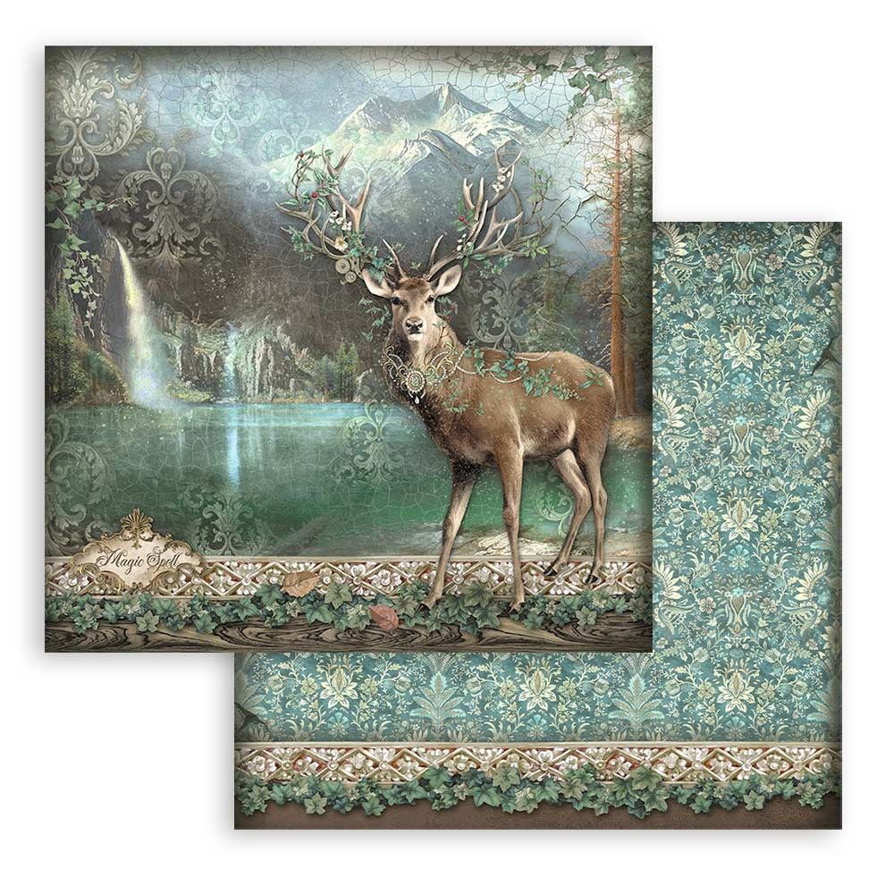 Stamperia MAGIC FOREST 12"X12" Scrapbook Paper Pack