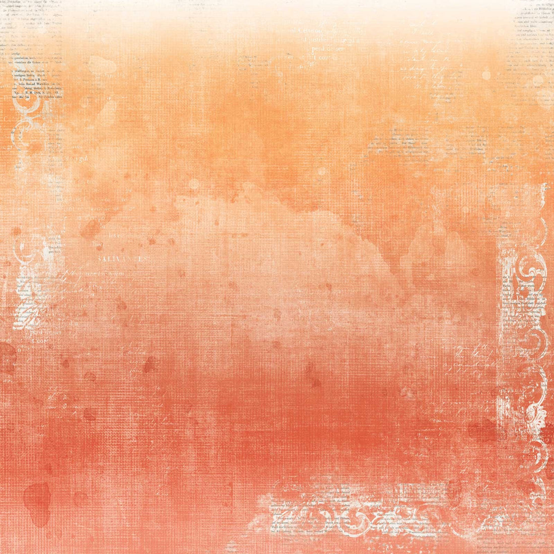 49 and Market Spectrum Gardenia CLASSICS TAPESTRY ILLUSION 12"X12" Scrapbook Paper