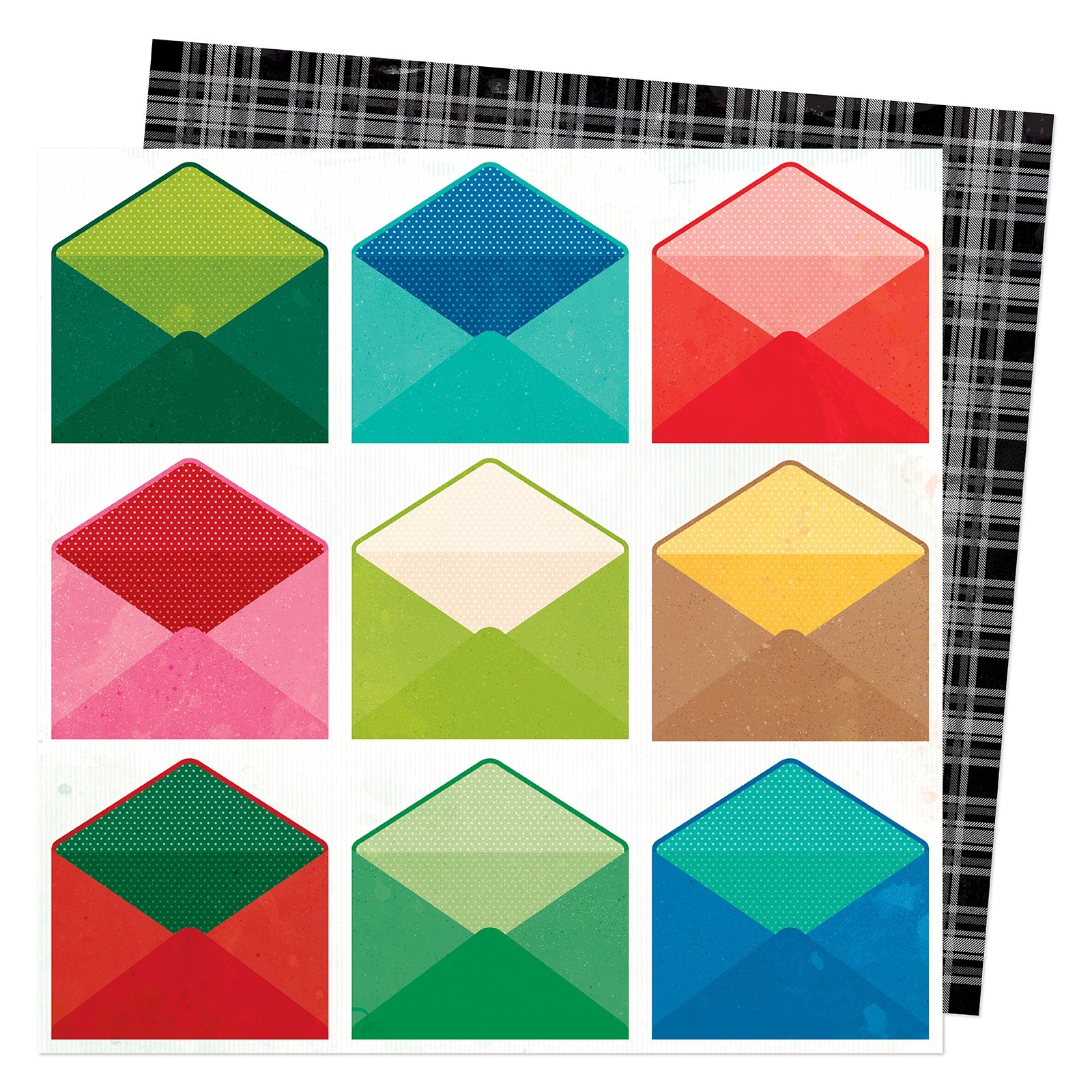 Vicki Boutin PEPPERMINT KISSES 12"X12" Scrapbook Paper