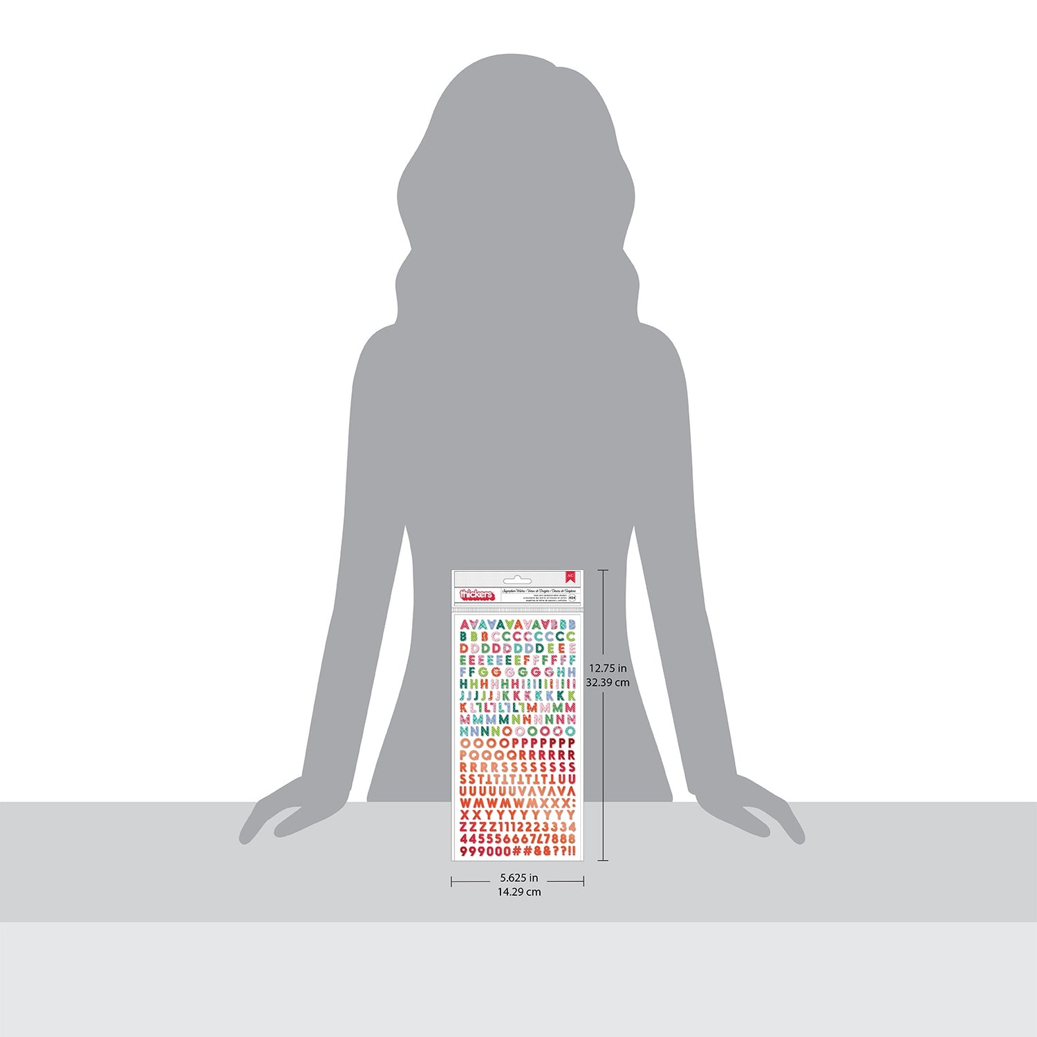 THICKERS Paige Evans SUGARPLUM WISHES Foam Foil Letter Stickers