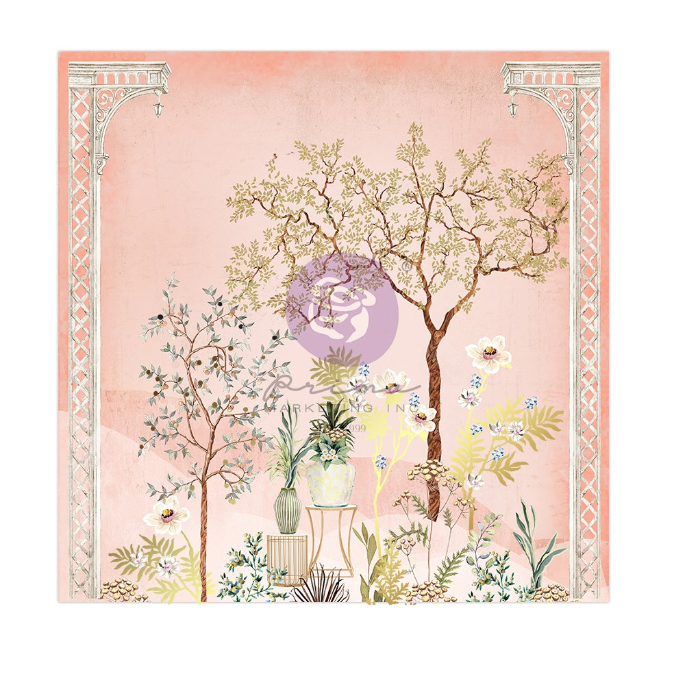 Prima THE PLANT DEPARTMENT 12"X12" Scrapbook Paper