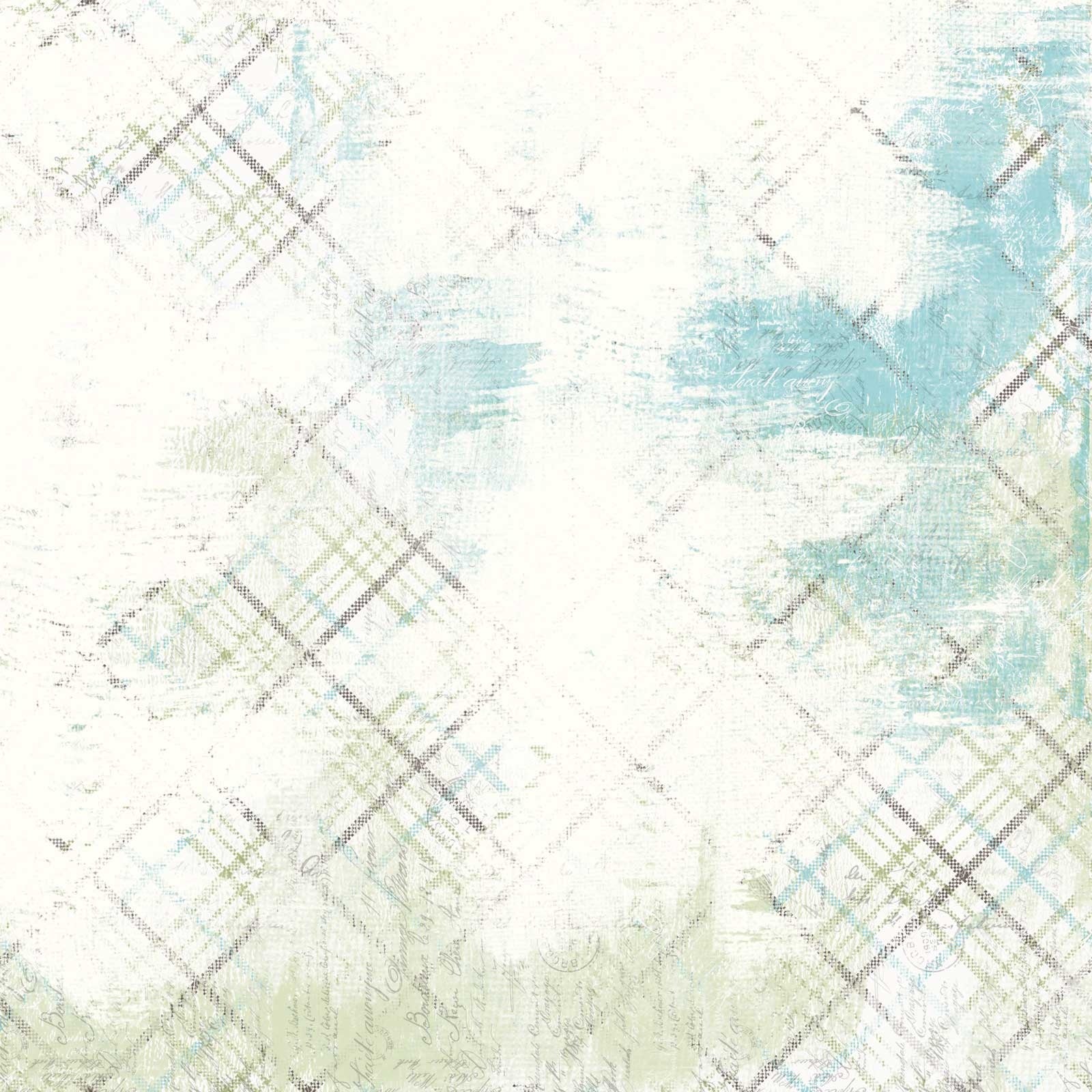 49 and Market Vintage Artistry Nature Study TATTERED WRITINGS 12"X12" Scrapbook Paper