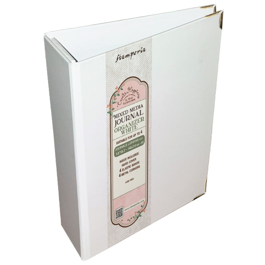 Stamperia MIXED MEDIA JOURNAL Organizer White