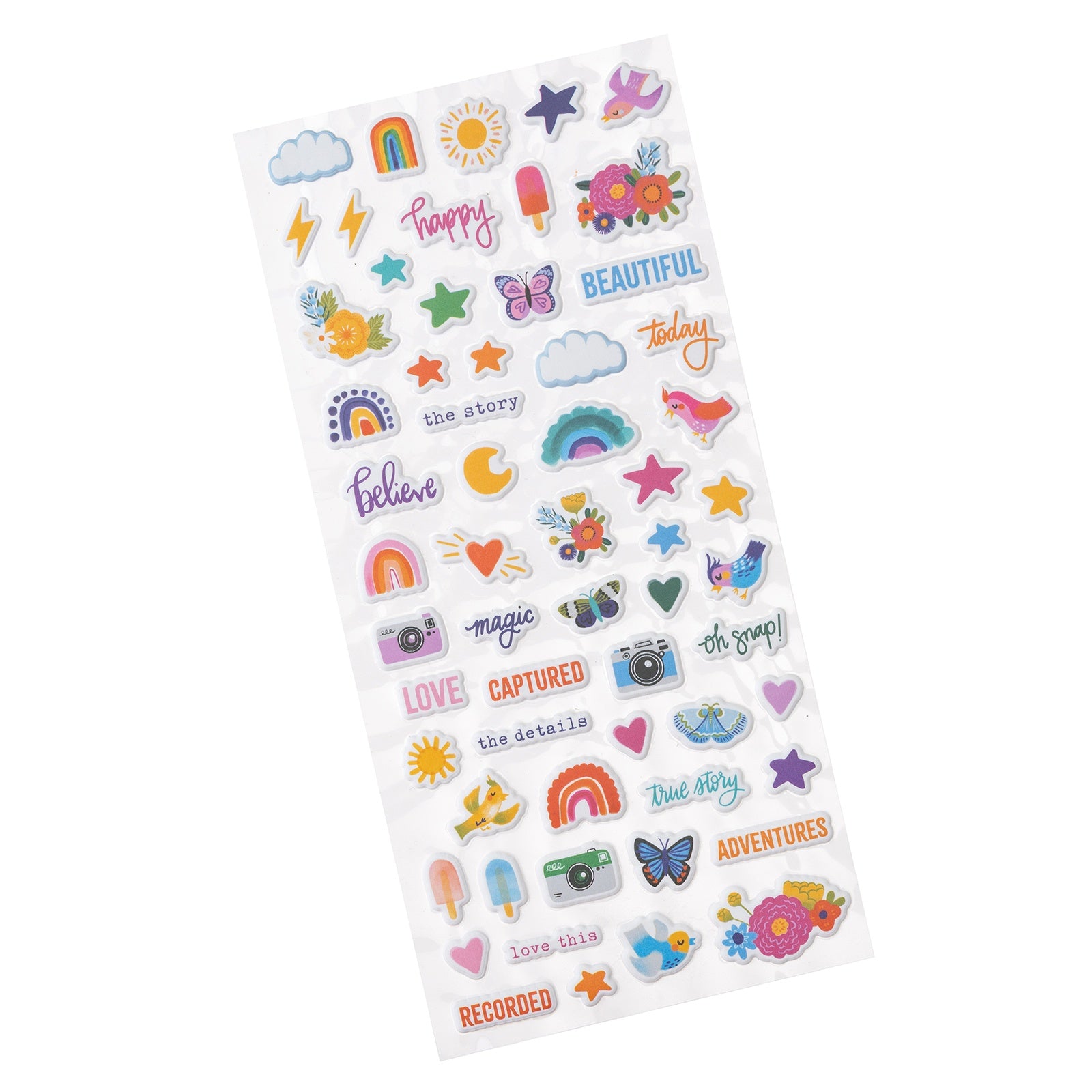 Shimelle Main Character Energy MINI PUFFY STICKERS 60pc