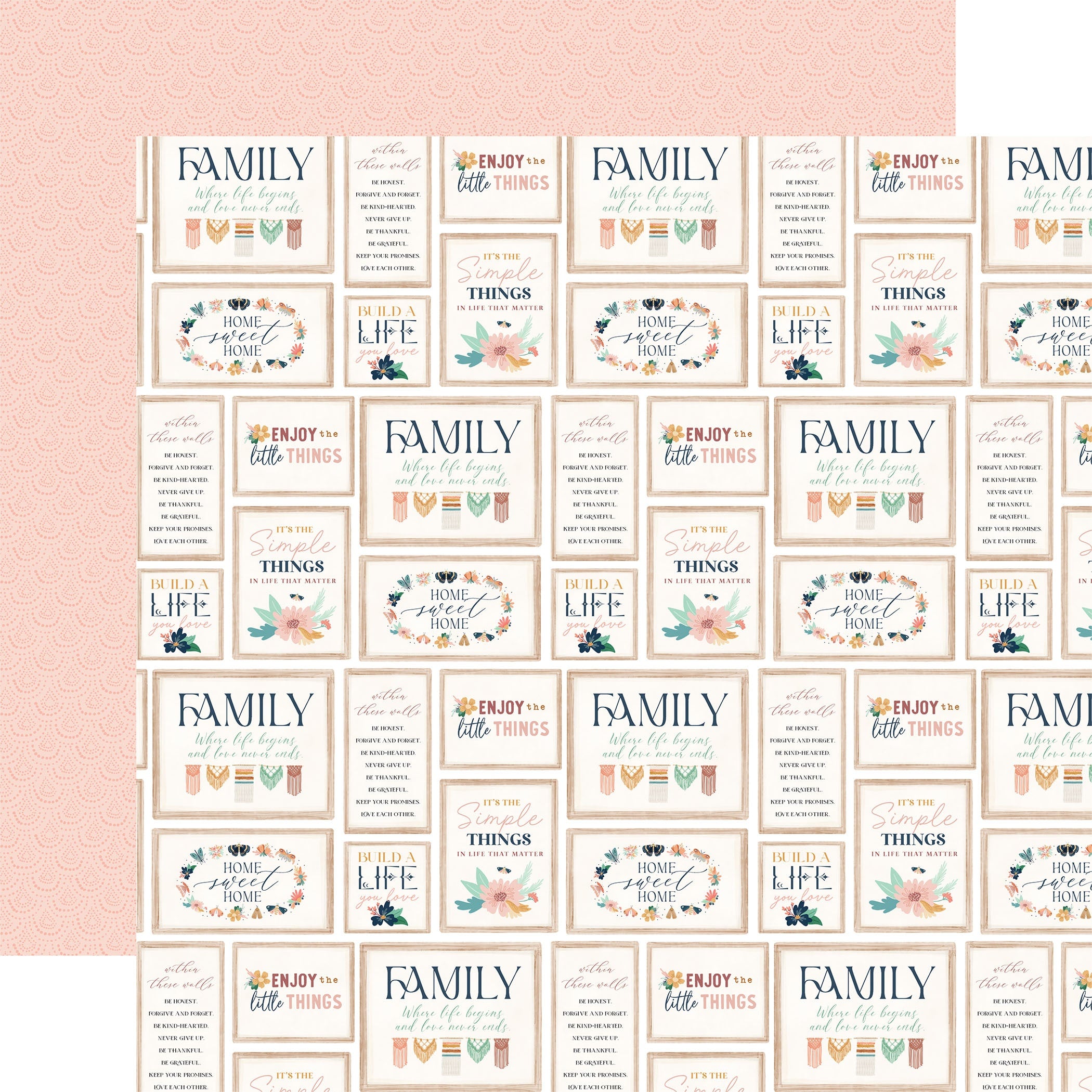 Carta Bella AT HOME 12”X12" Scrapbook Paper