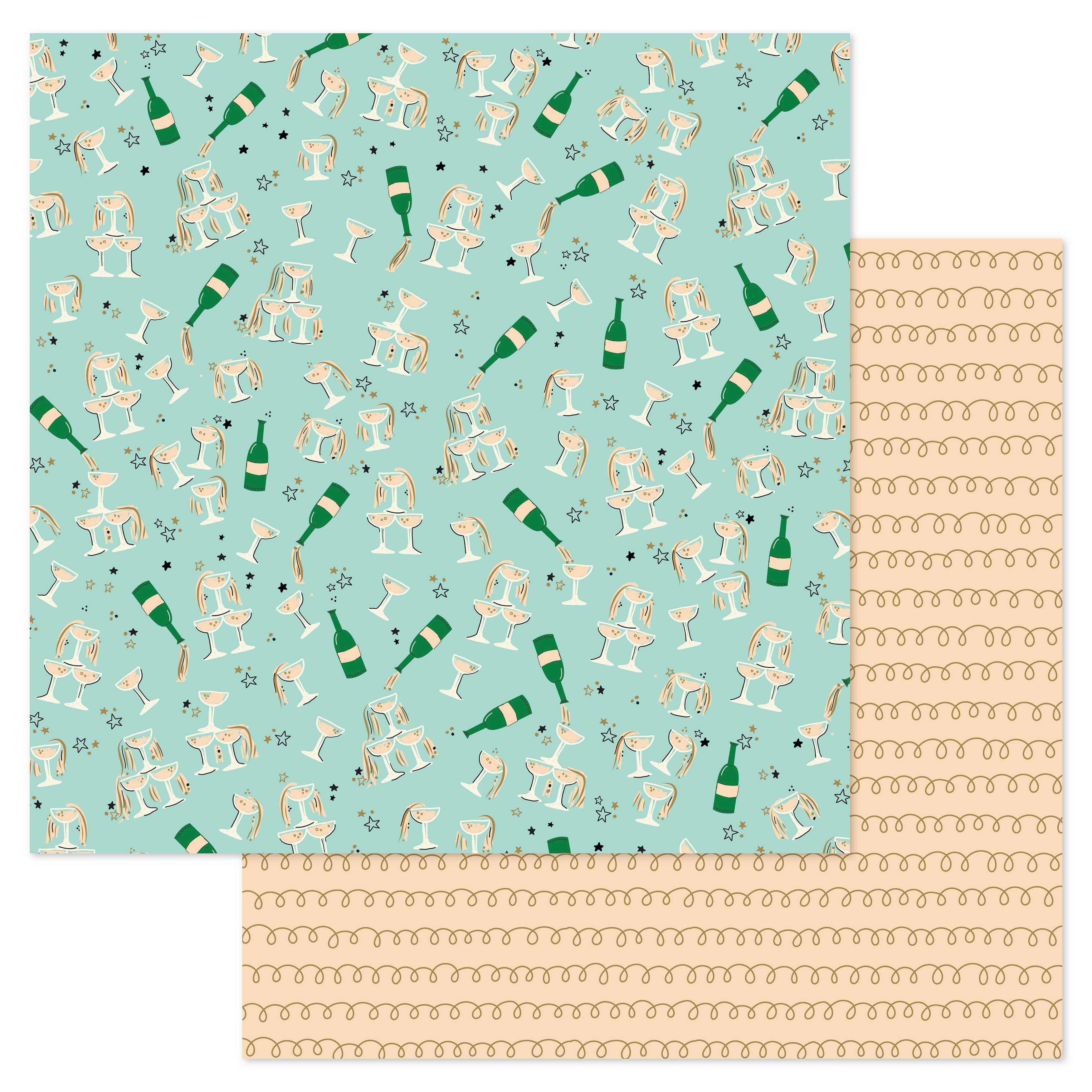 AC LIFE OF THE PARTY 12"X12" Scrapbook Paper
